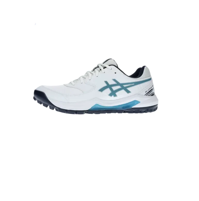 Asics Gel-Lethal Field 2 Cricket Shoes White/Athlantis Blue - Image 7