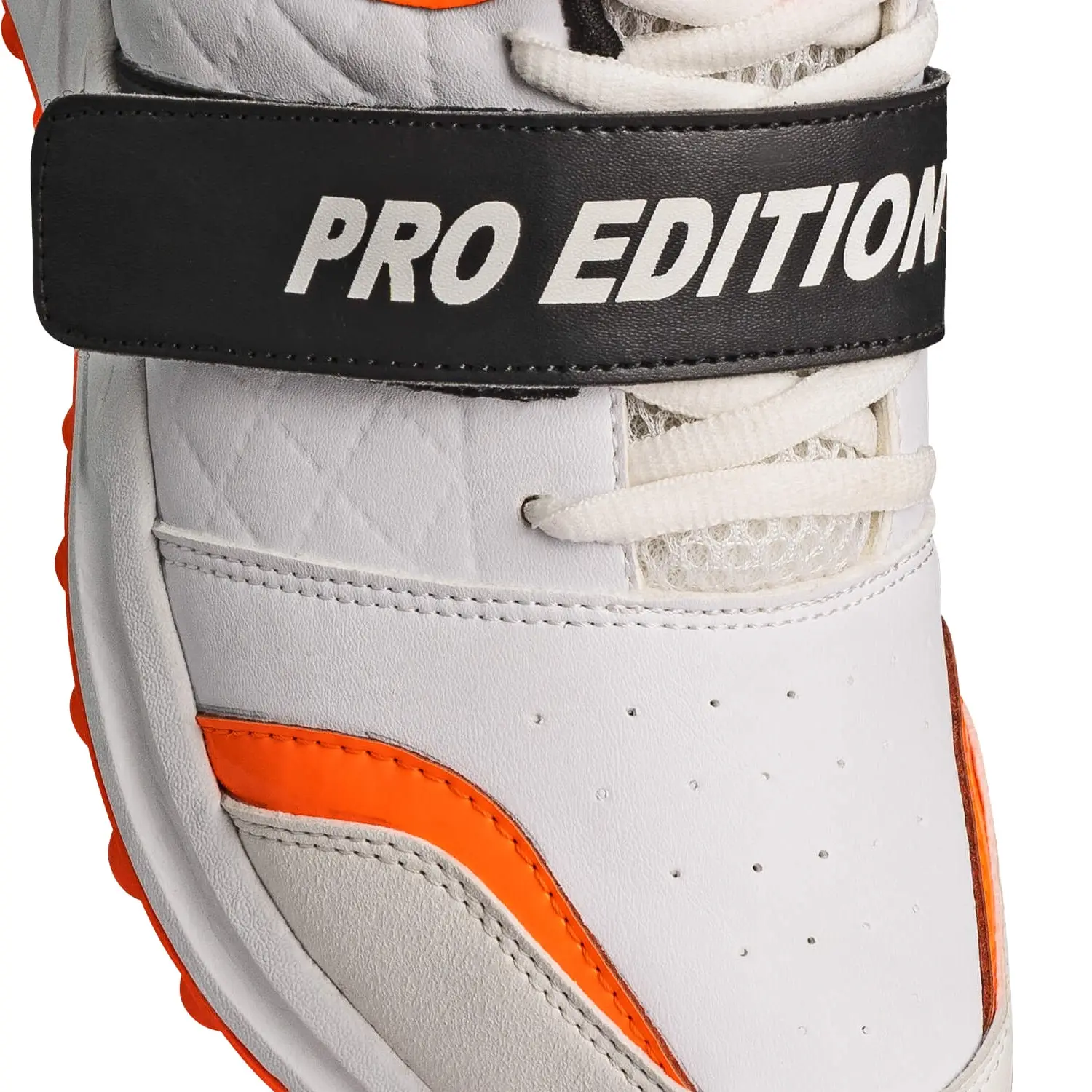 CA Pro Edition Cricket Shoes White/Orange - Image 7