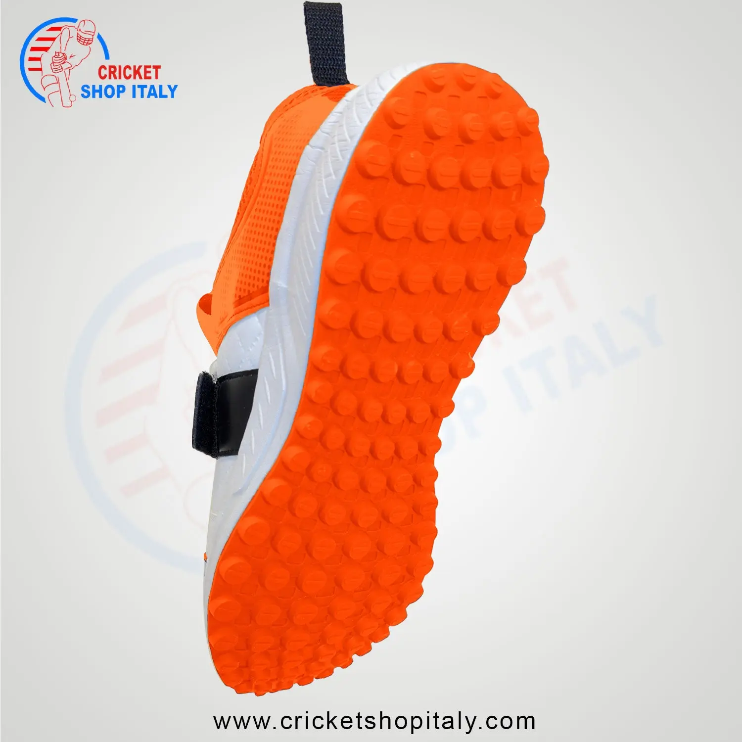 CA Pro Edition Cricket Shoes White/Orange - Image 9