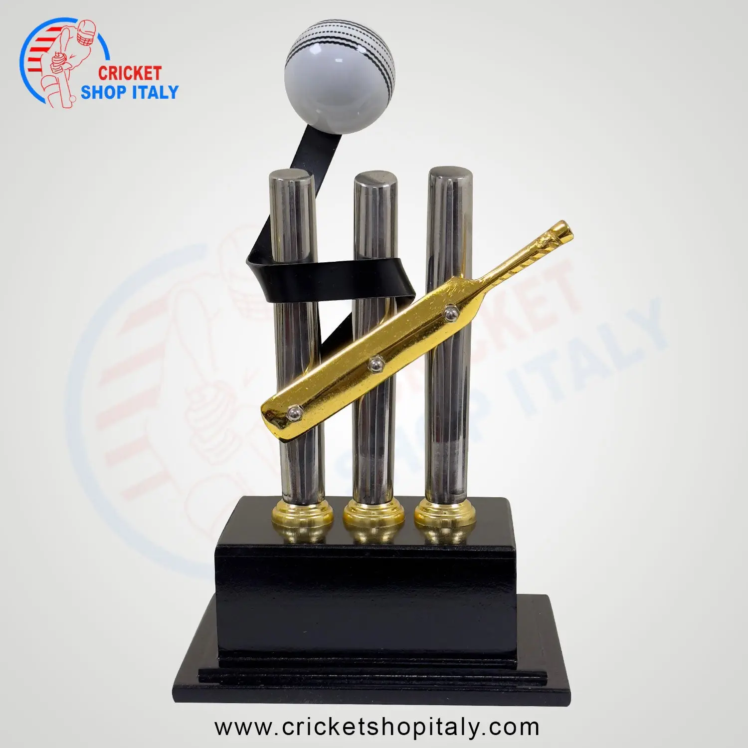 Cricket Bat Ball & Stump Trophy - Image 5