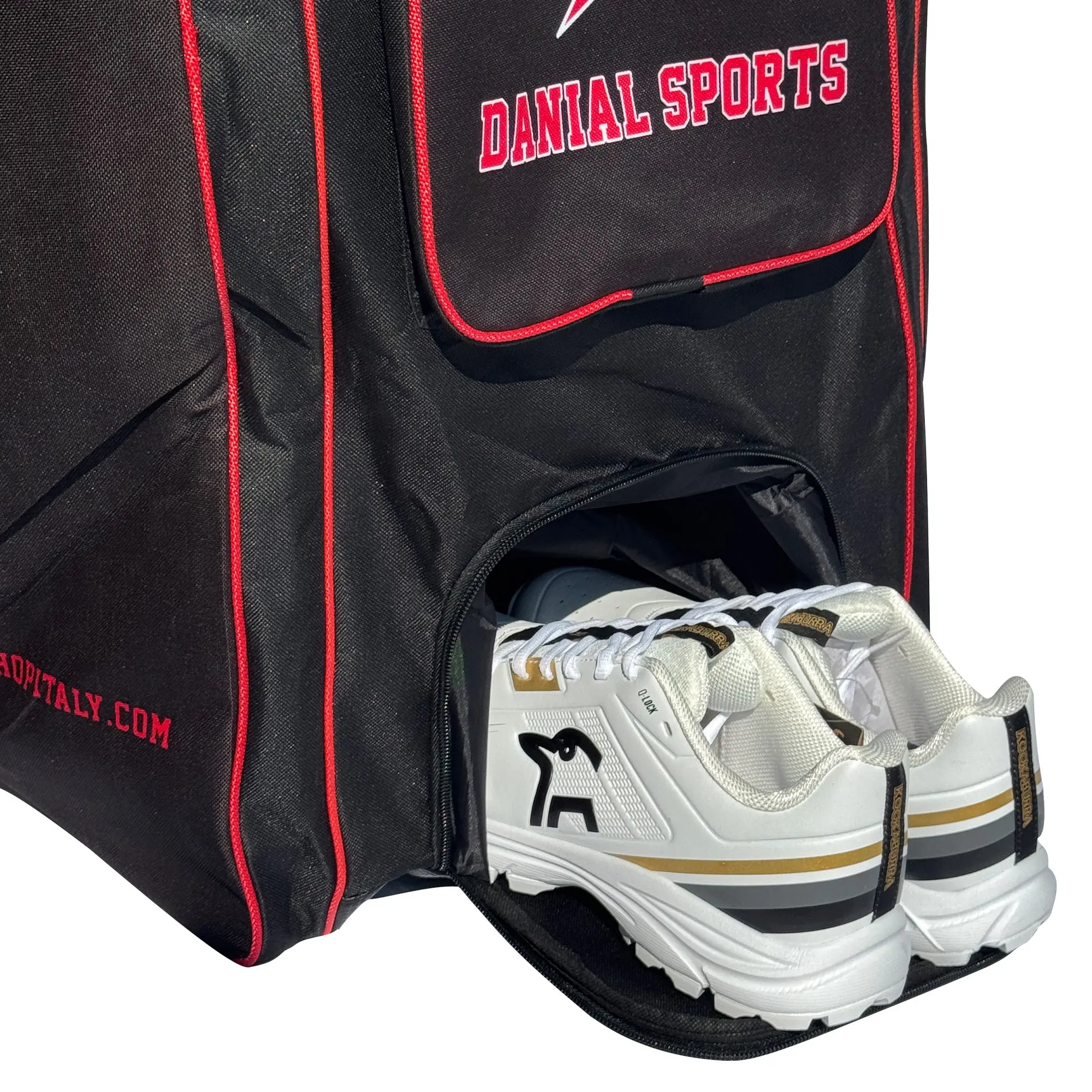 DS 1.0 Duffle Cricket Bag Black/Red - Image 2