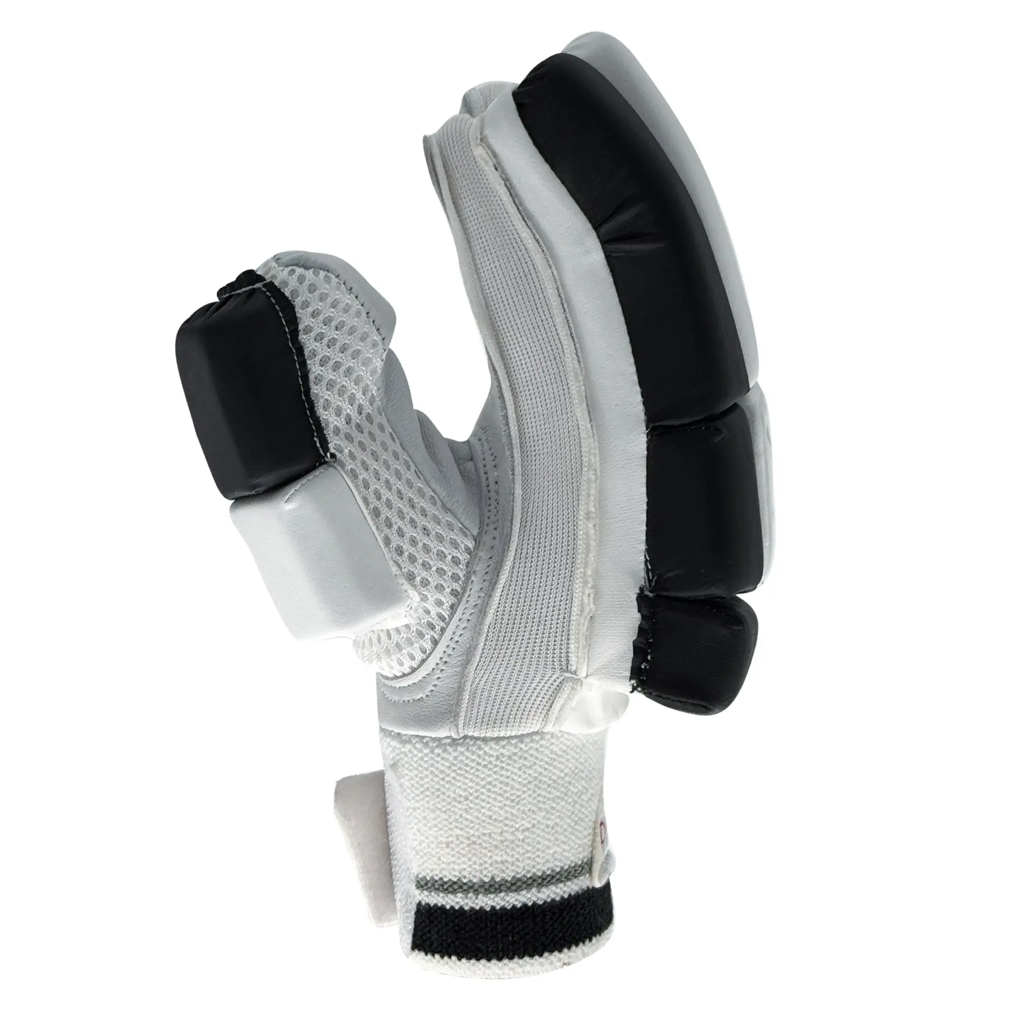 DS 1.3 Junior Batting Gloves White/Black - Image 5