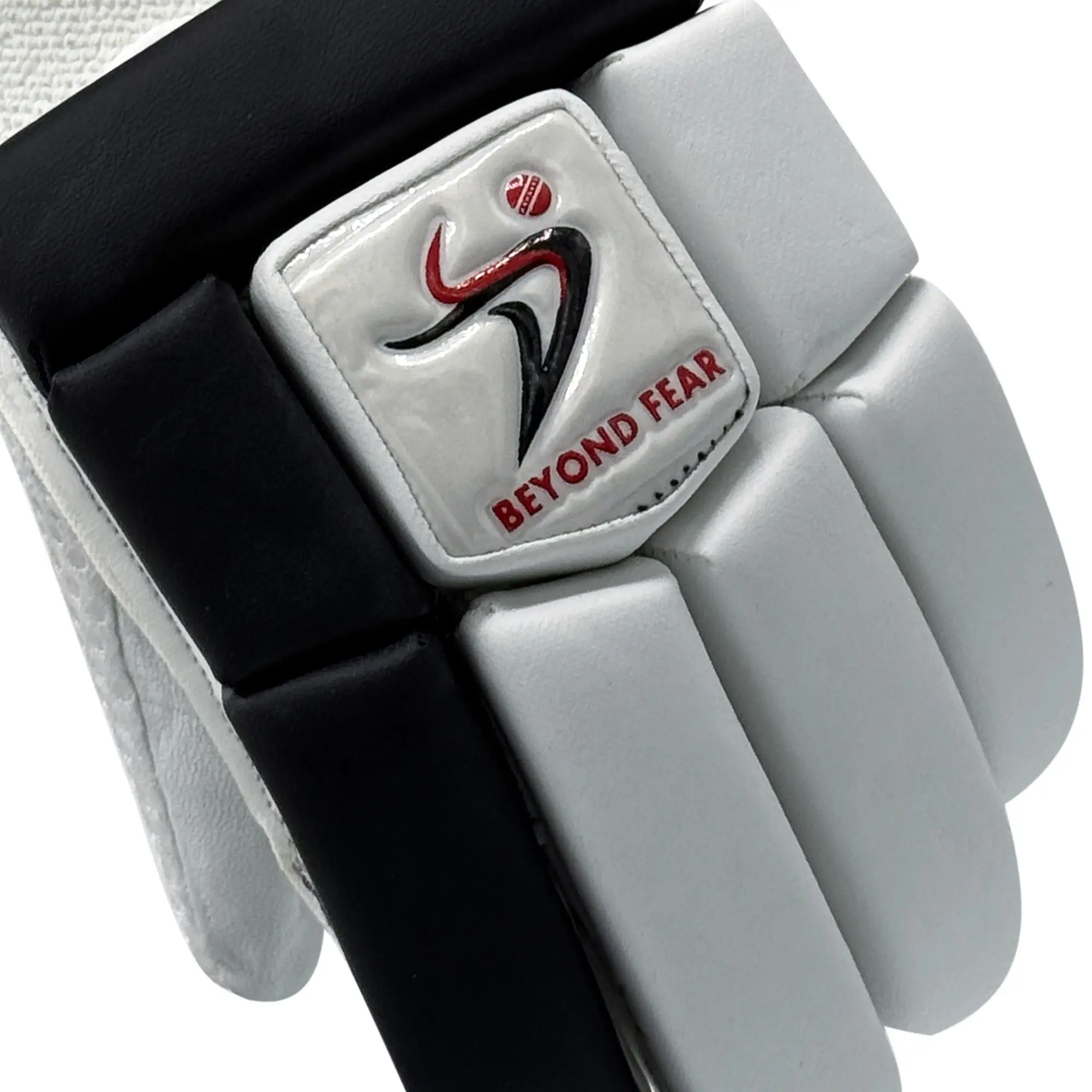 DS 1.3 Junior Batting Gloves White/Black - Image 8