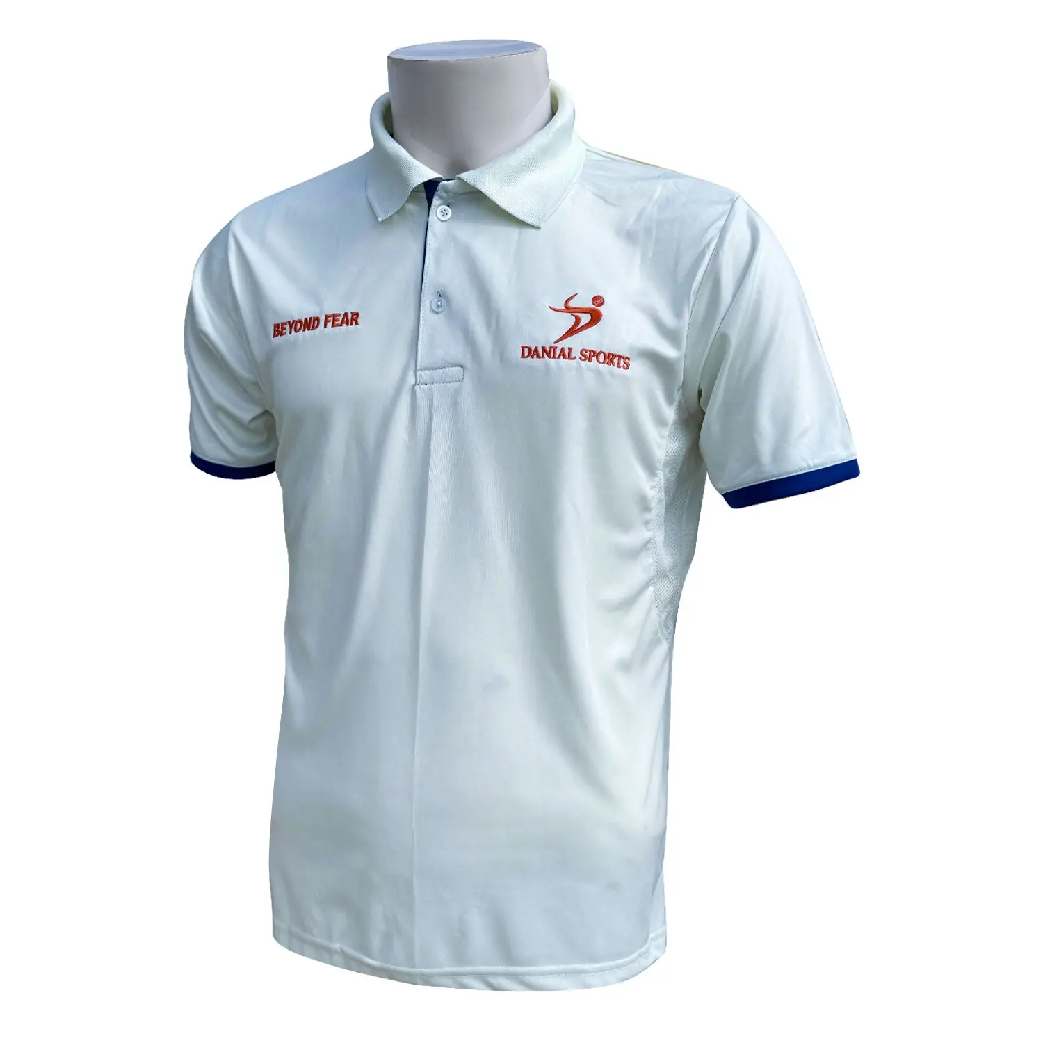 Ds cricket Half Sleves Shirt White - Image 8