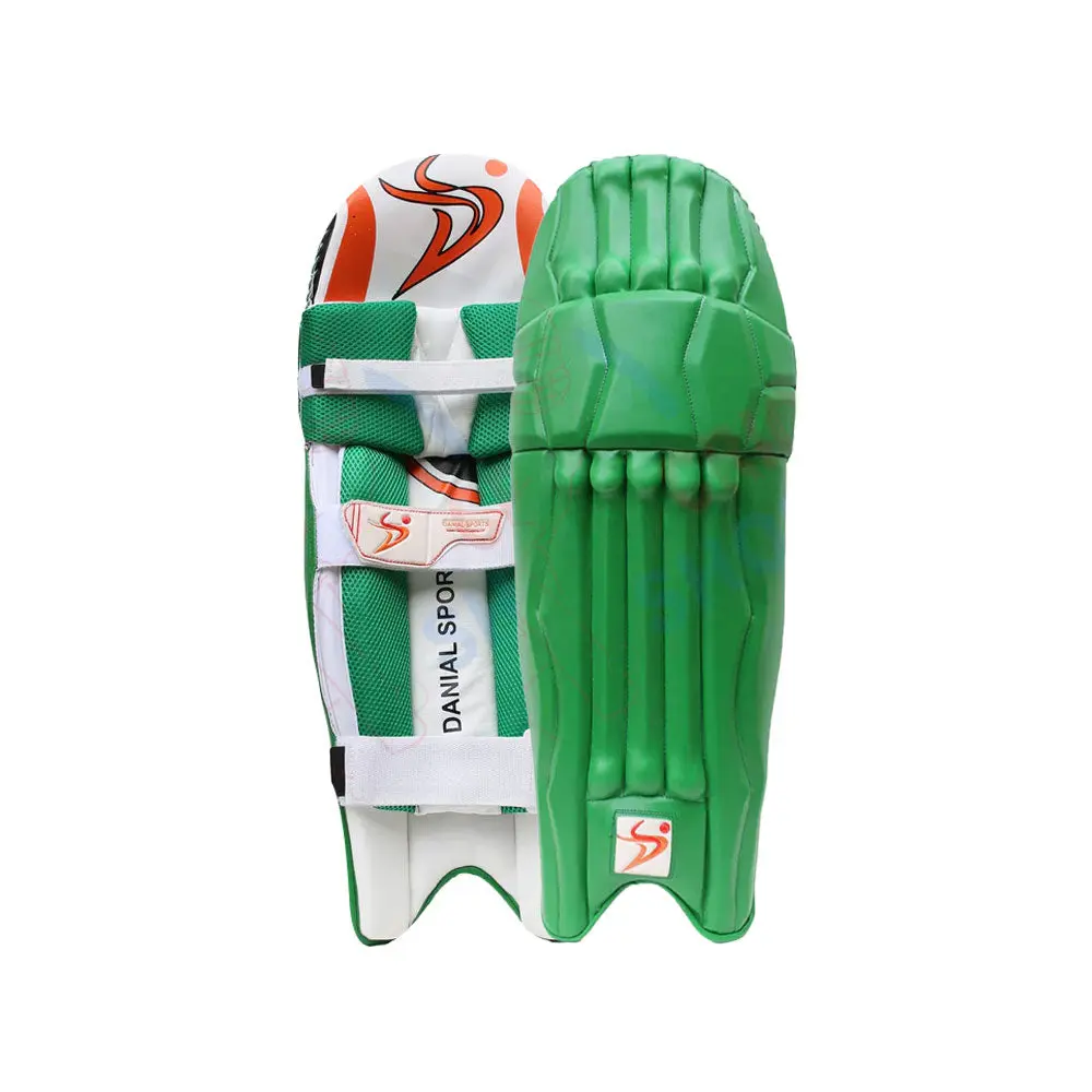 DS Green Cricket Pads & Gloves Set - Image 7