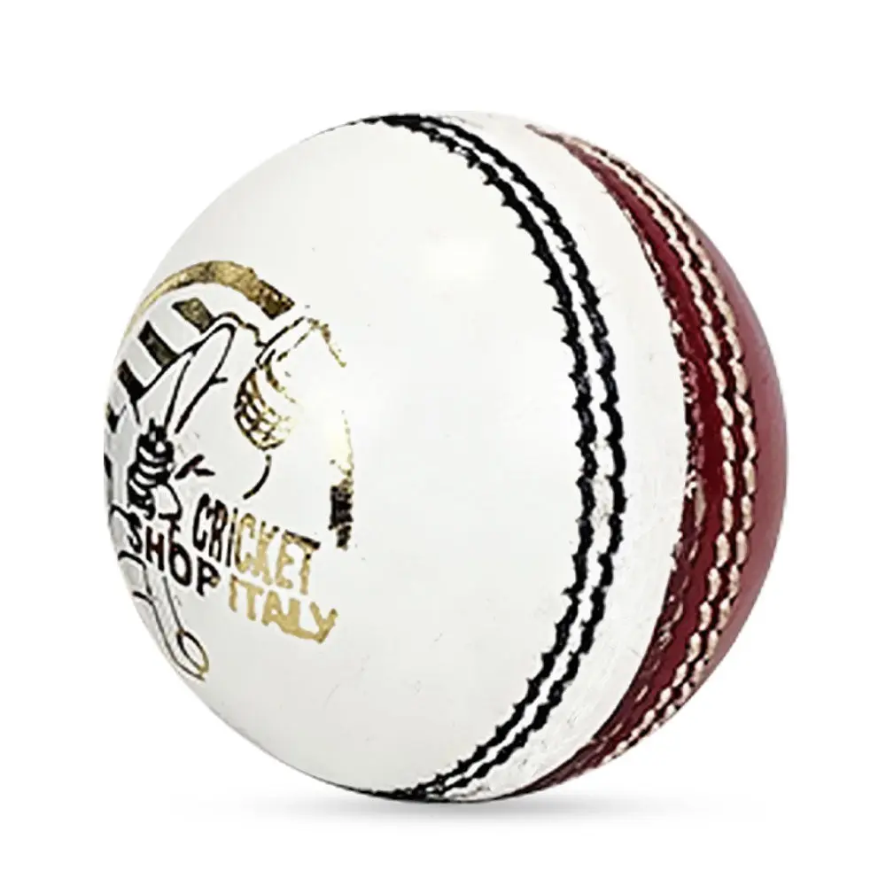 DS Practice Red / white Cricket Ball - Image 3