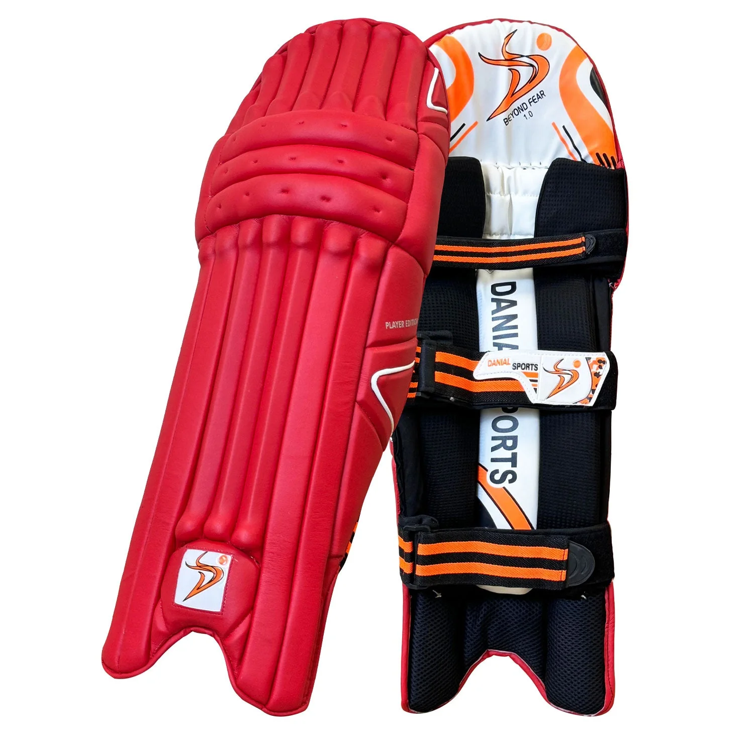 DS Red Cricket Batting Pads Adult - Image 2