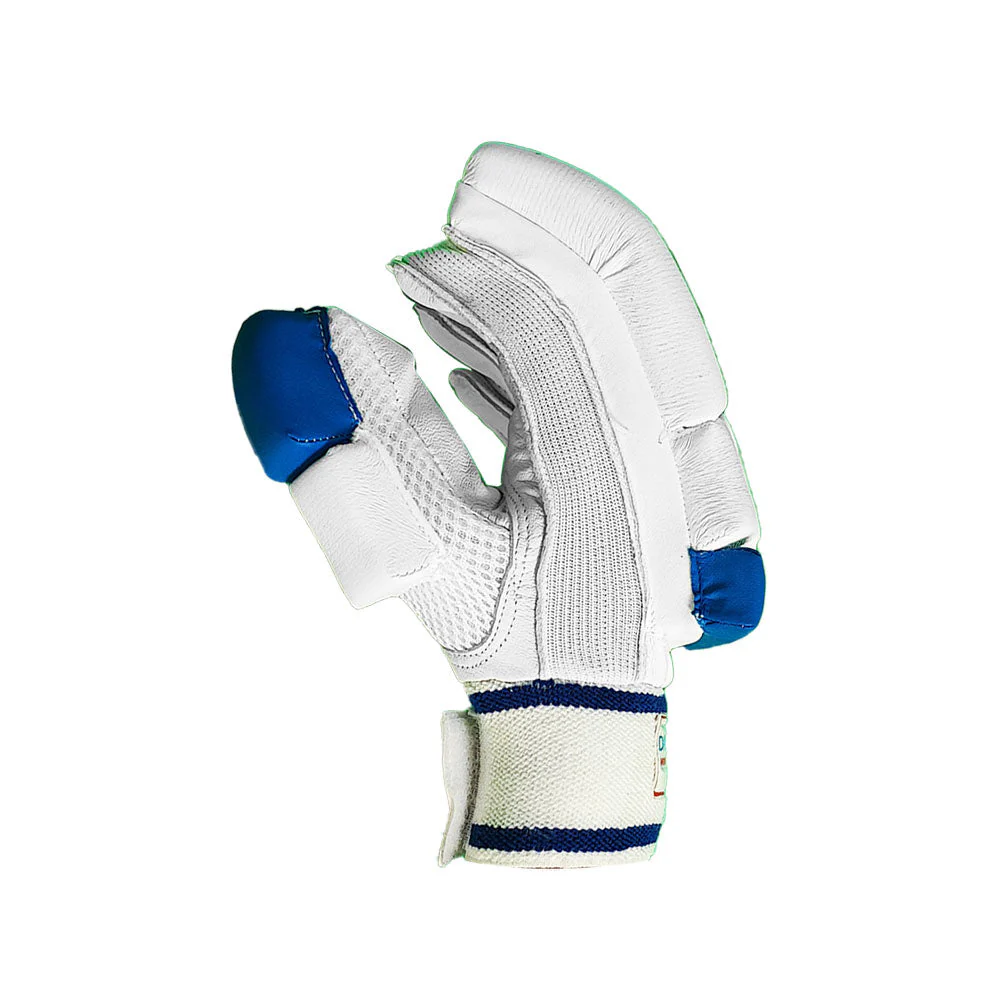 DS Blue / White 1.0 Batting Gloves junior - Image 4