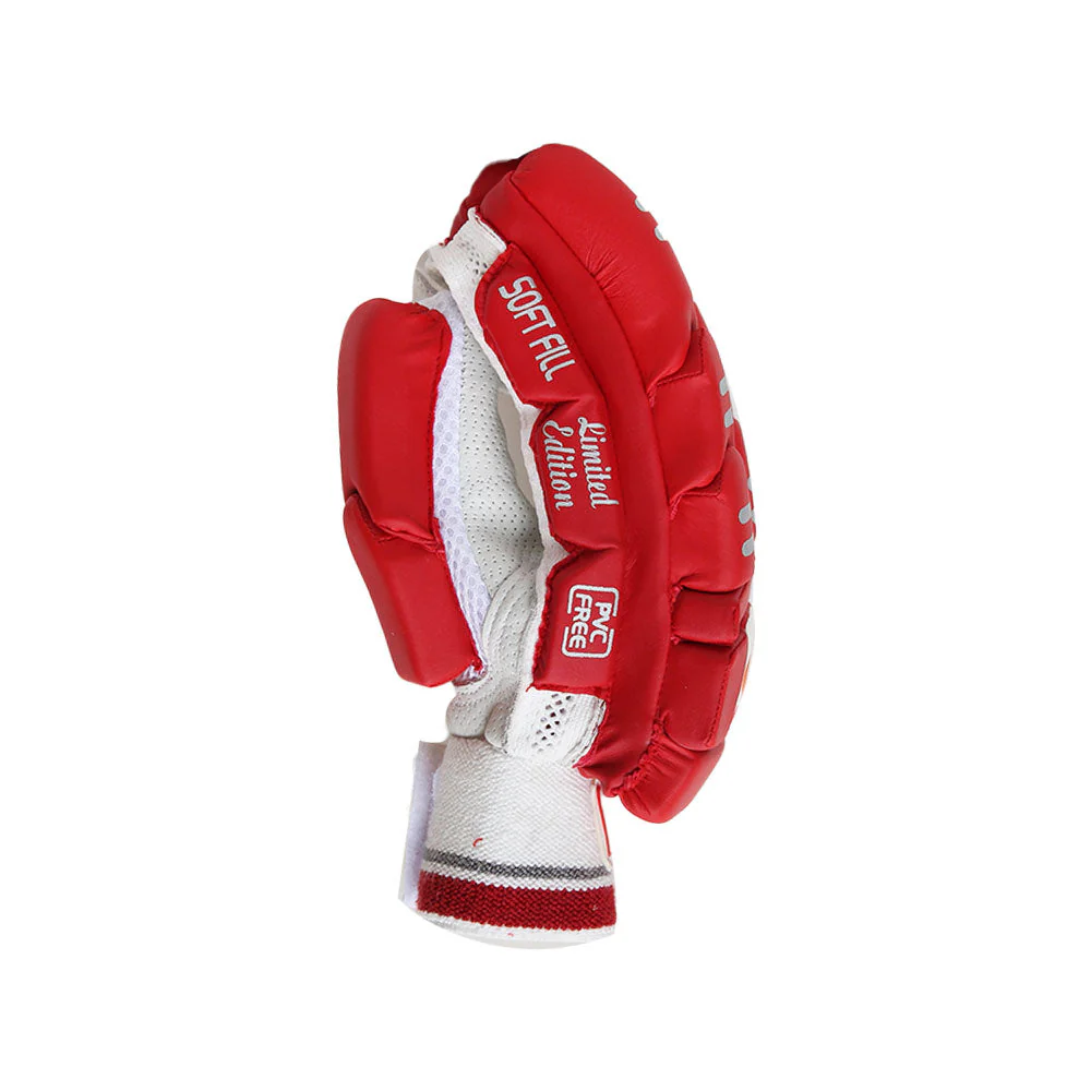 DS Red Batting Gloves (Adult) - Image 3