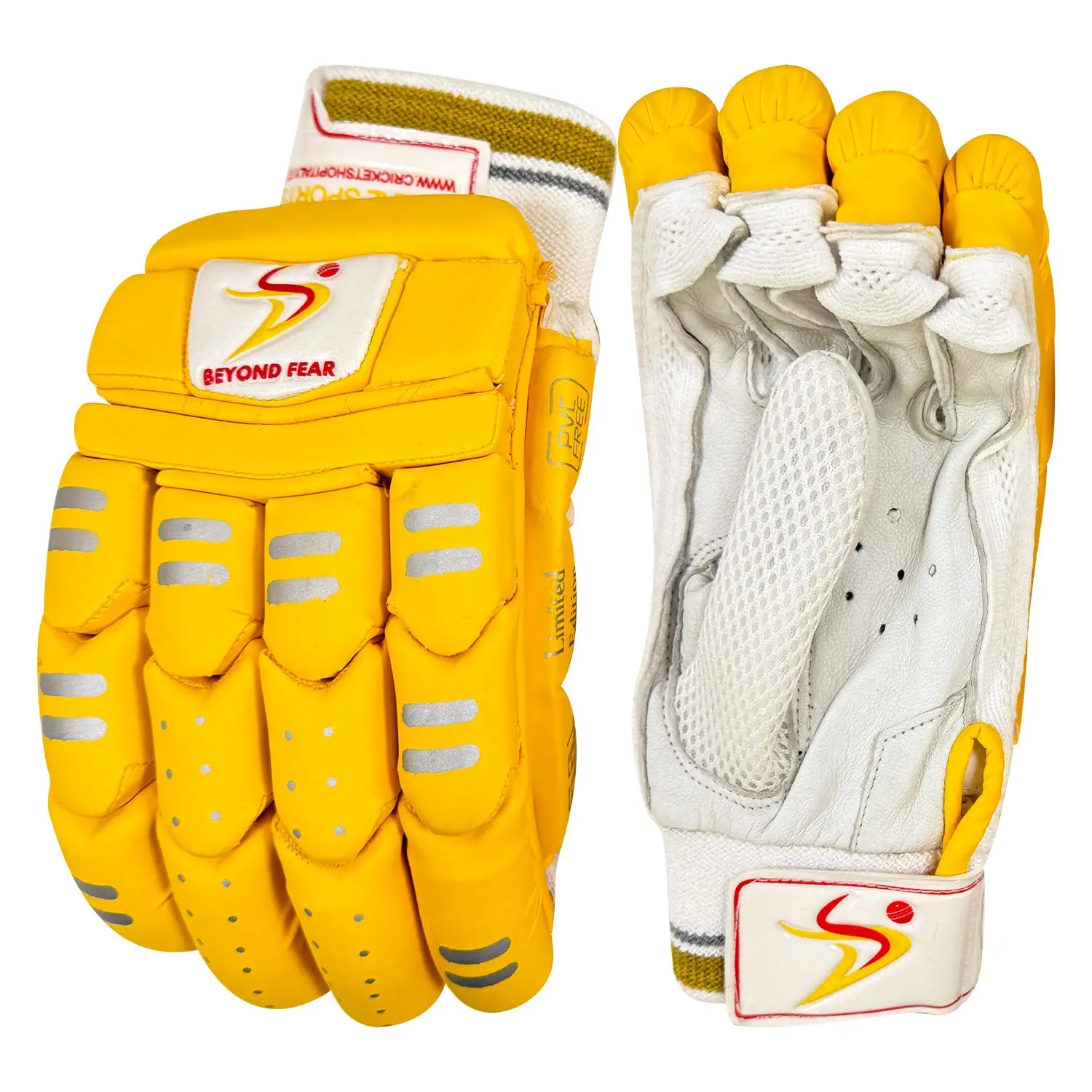 DS Yellow Batting Gloves (Adult) - Image 2