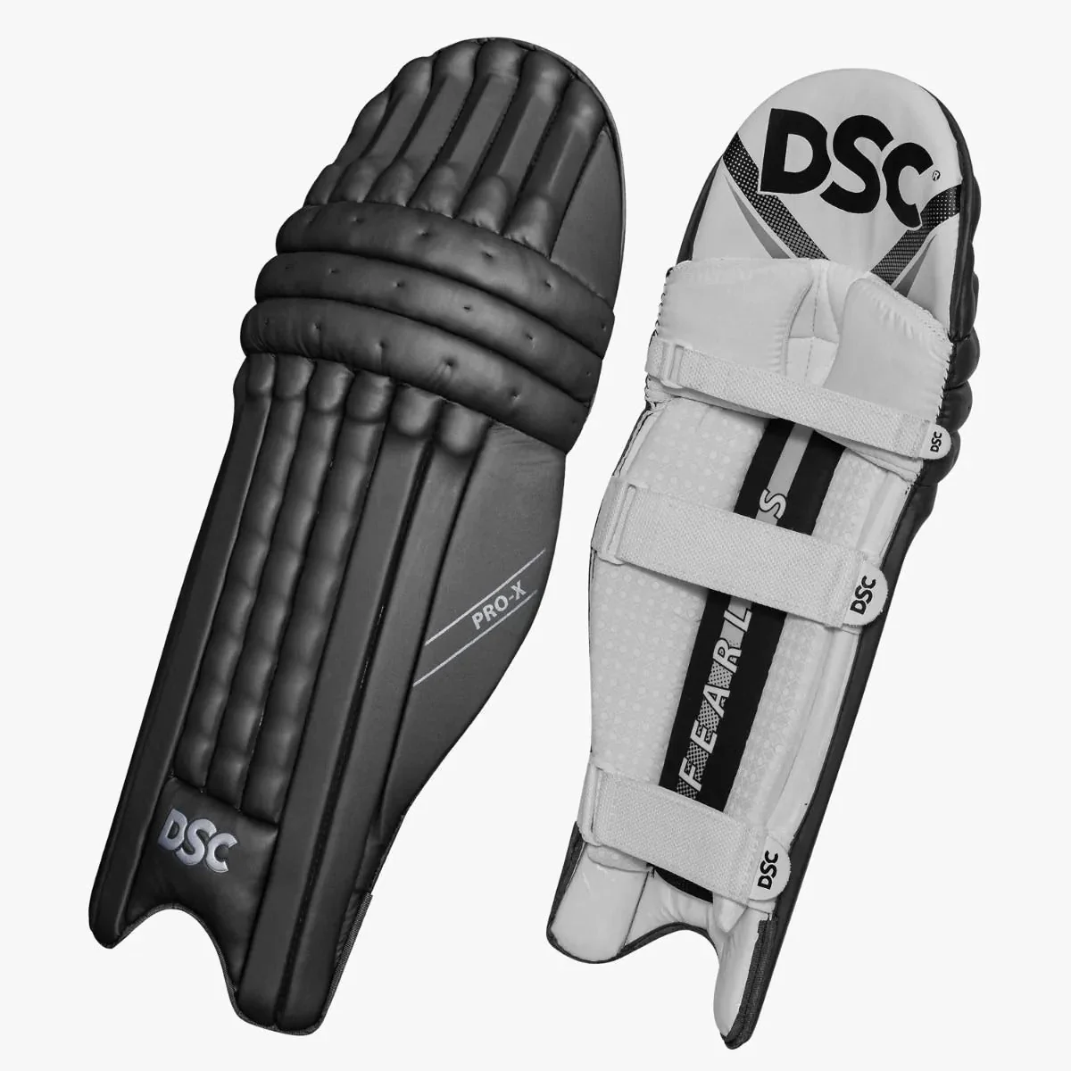 DSC Pro X Batting Leg Guard Black - Image 12