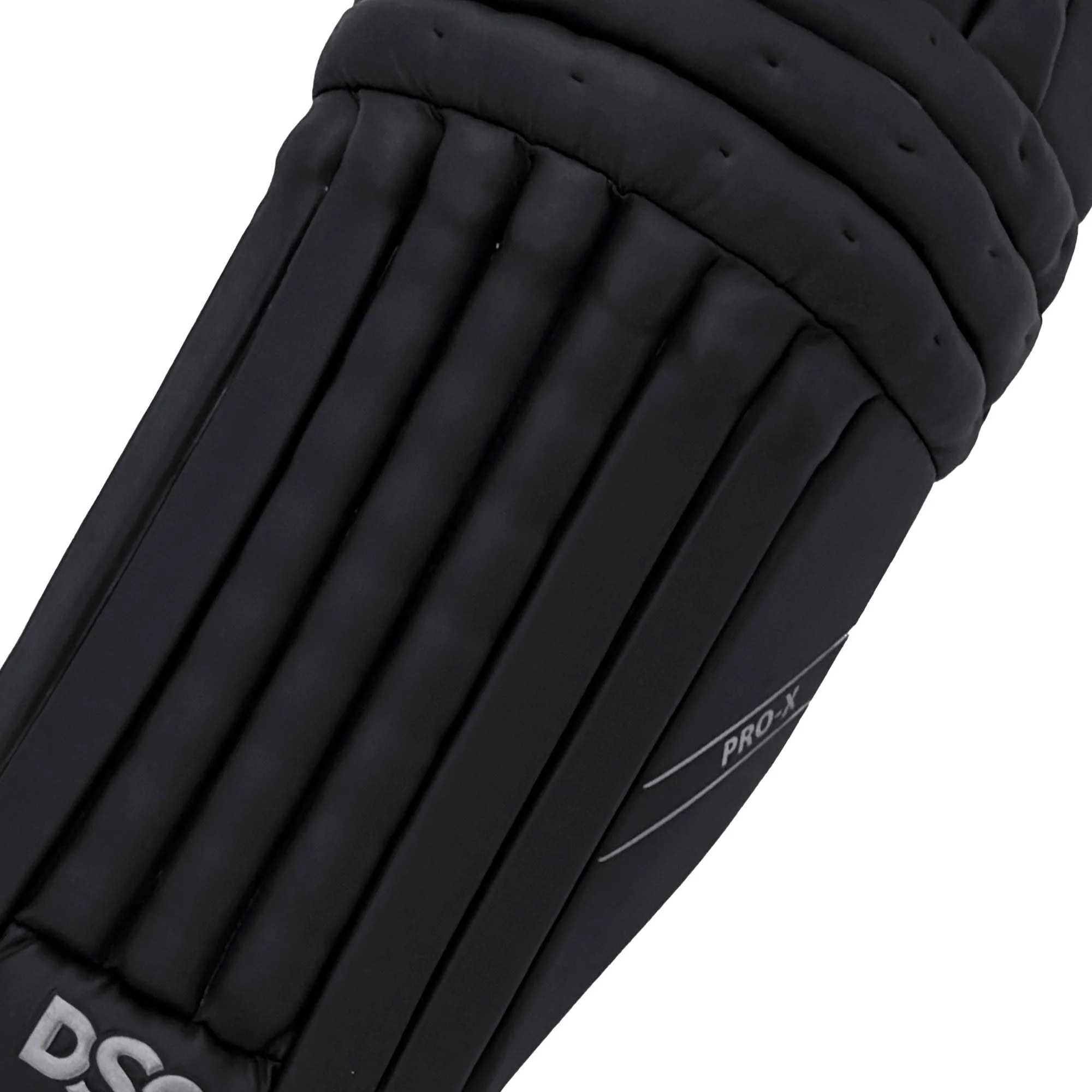 DSC Pro X Batting Leg Guard Black - Image 7
