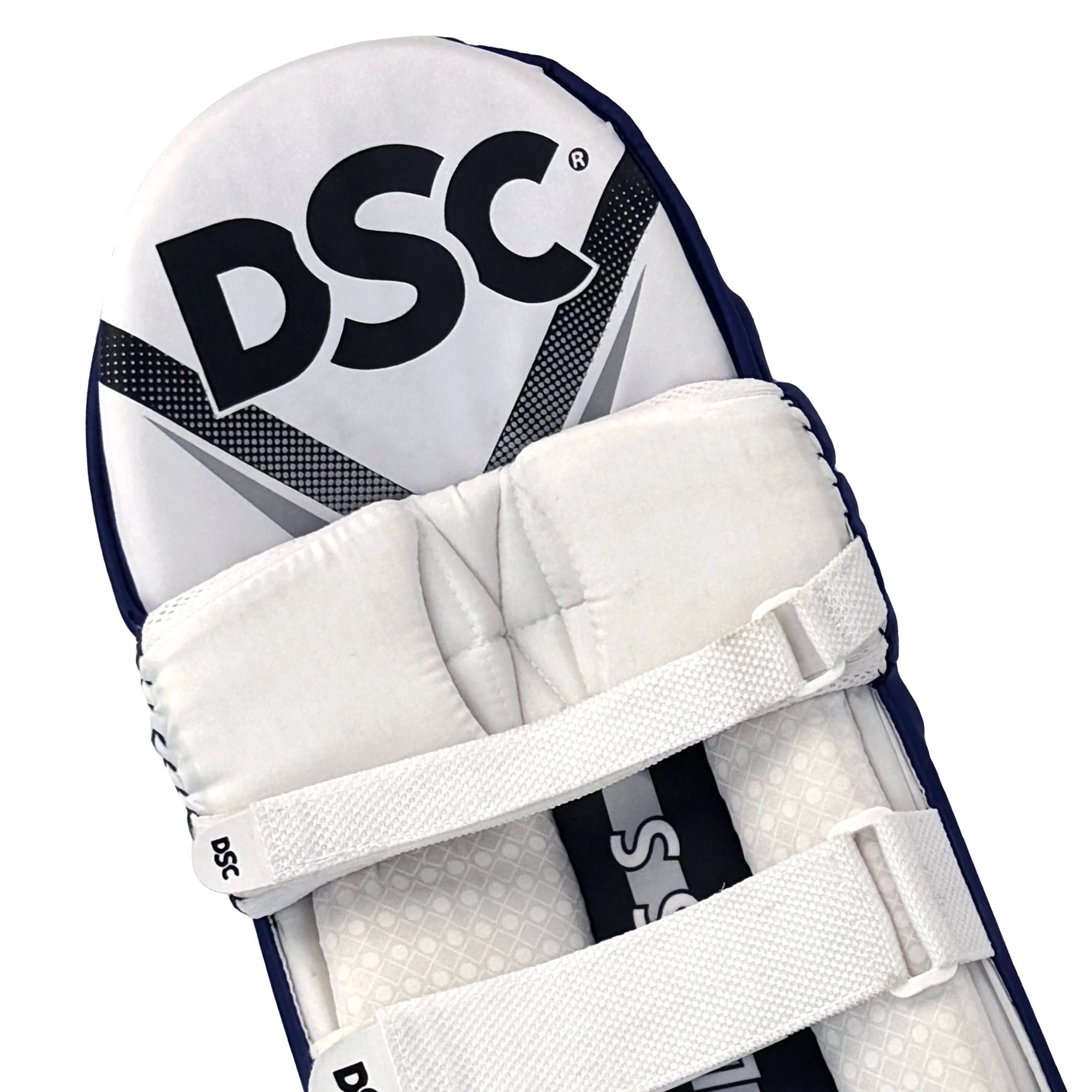 DSC Pro X Batting Leg Guard Navy - Image 9