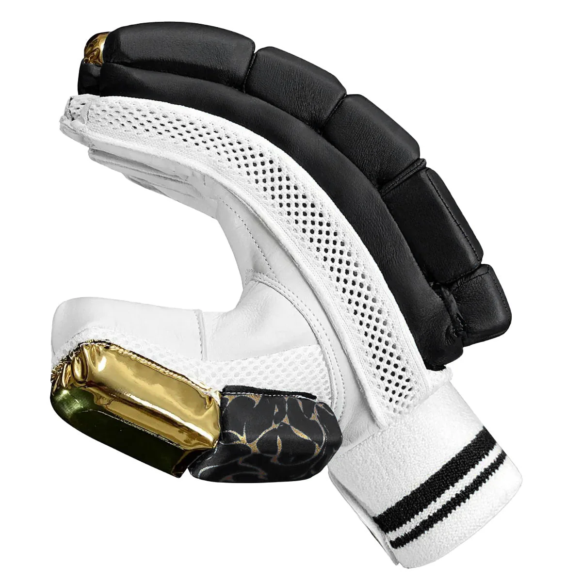 DSC Strike 20/20 Batting Gloves Black - Image 5