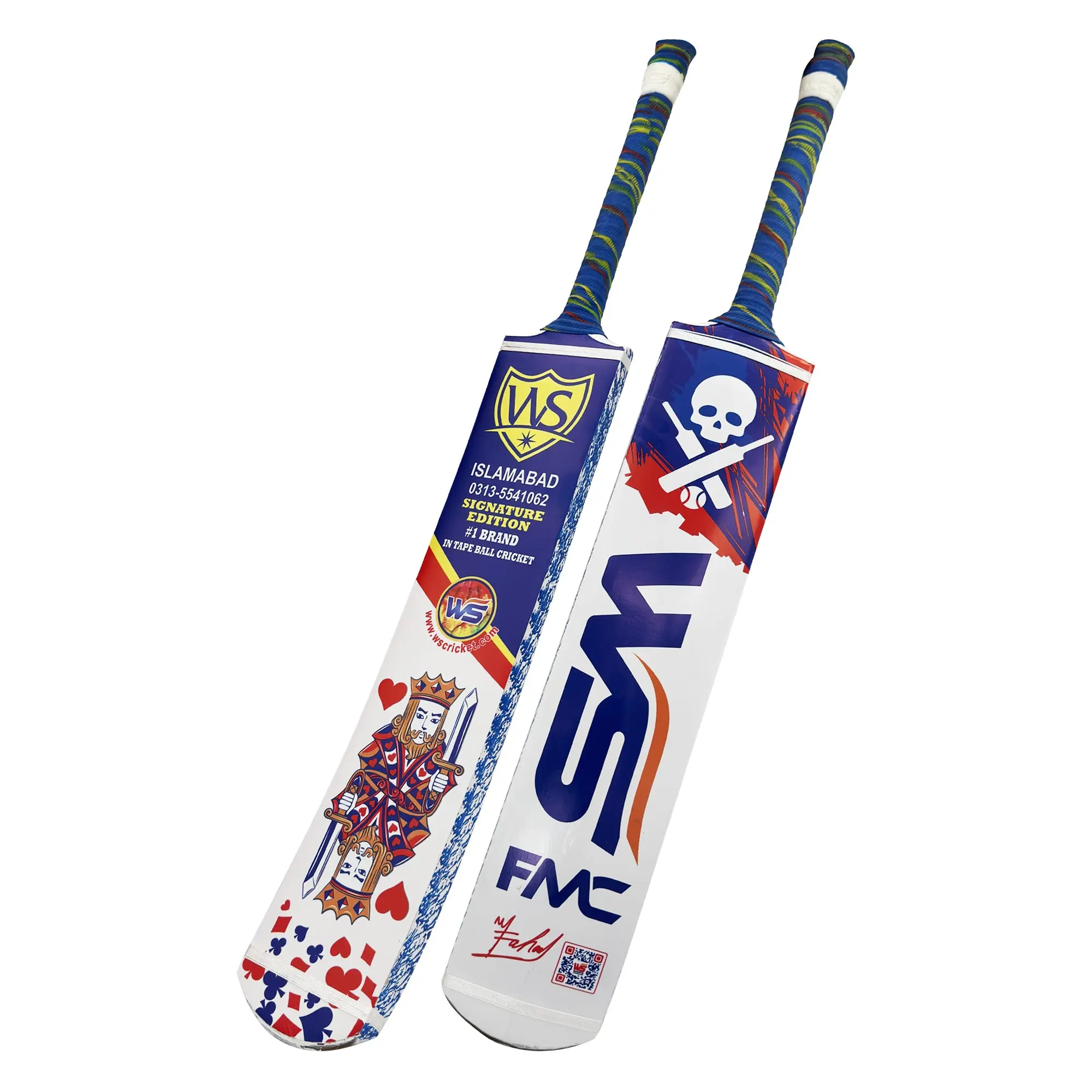 WS FMC Player Edition Tape Ball Cricket Bat - Image 3