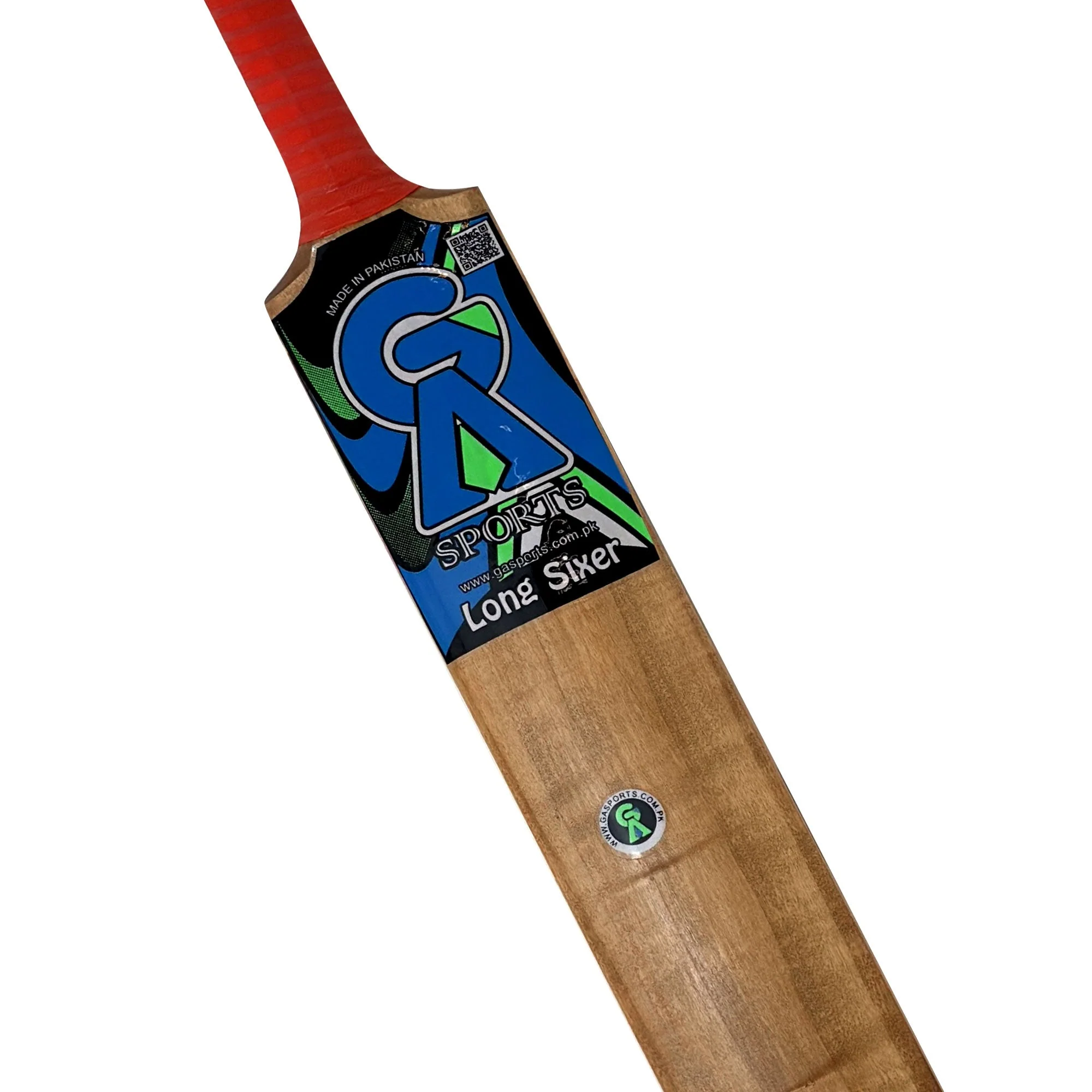 GA Long sixer Red tennis bat - Image 9