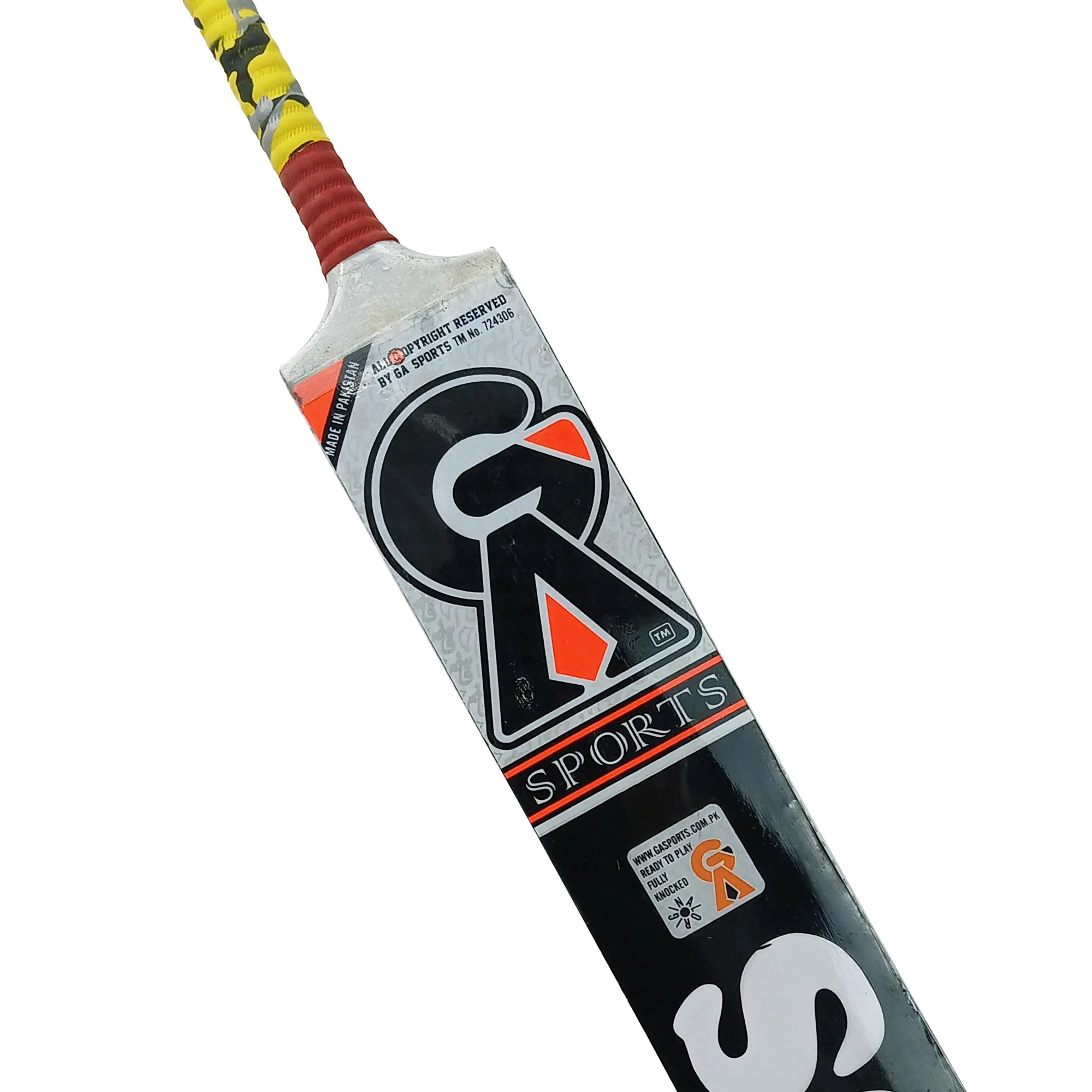 GA Qasim sirilankan tape ball bat - Image 5