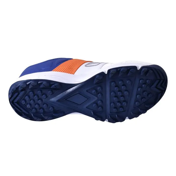 Ihsan Hi Lux Cricket Shoes Blue/Orange - Image 3