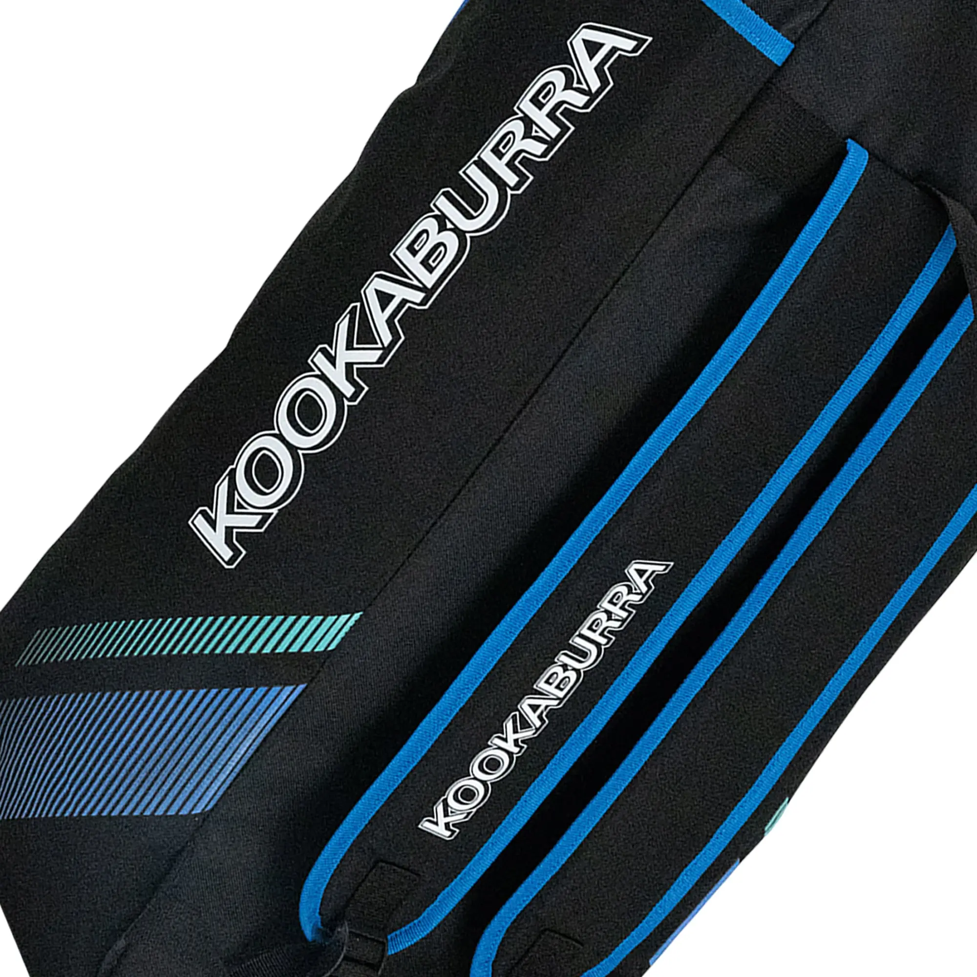 Kookaburra D6500 Duffle Bag BLACK & BLUE - Image 4