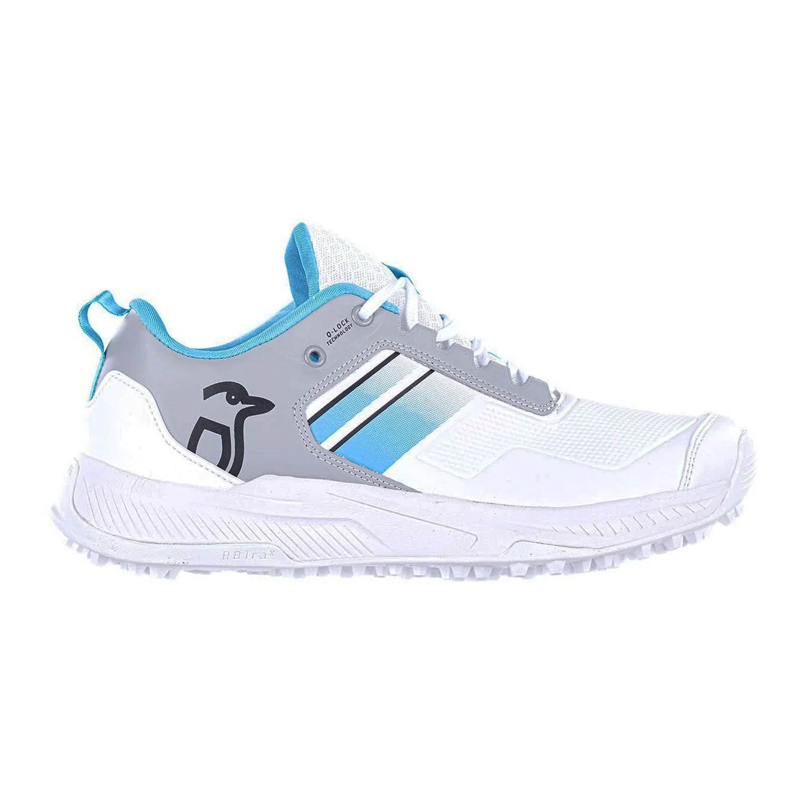 Kookaburra Kc 1.0 Rubber Cricket shoes White/ Mint - Image 4