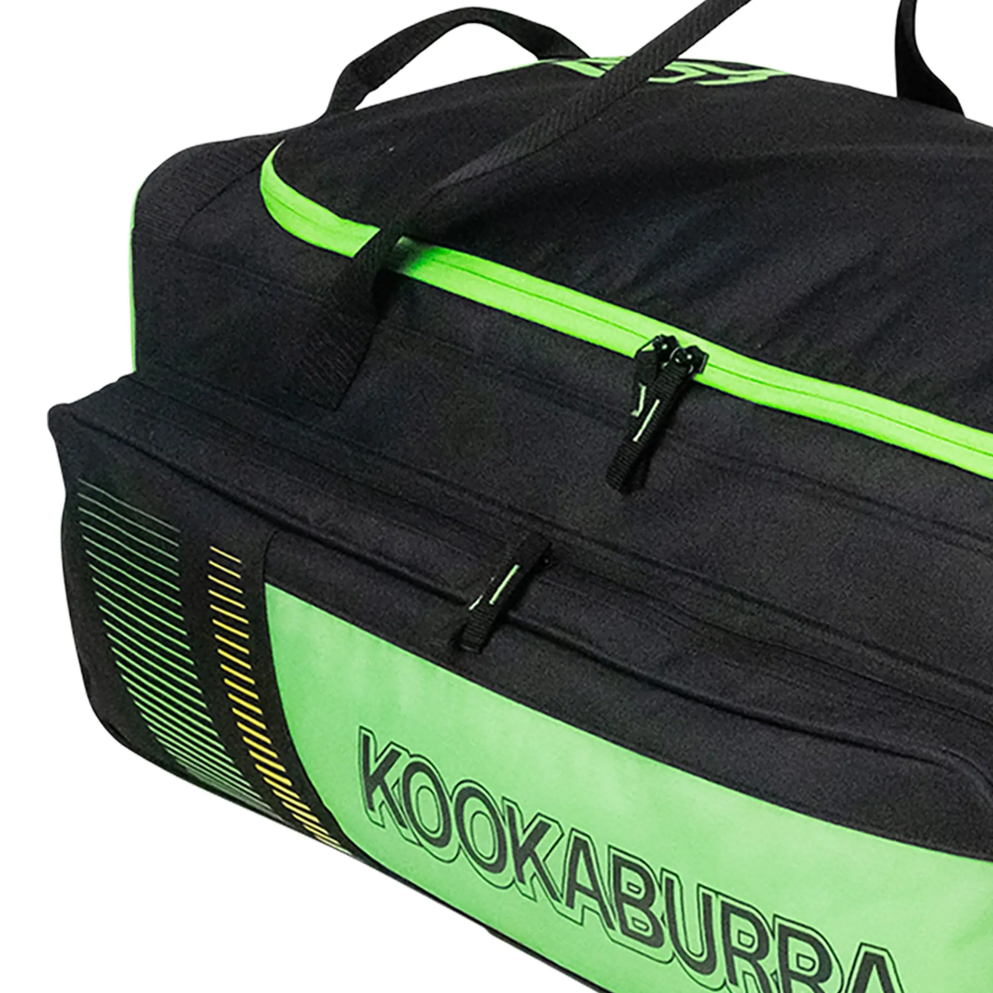 Kookaburra PRO 3500 Wheelie Bag Black/Neon Green - Image 3