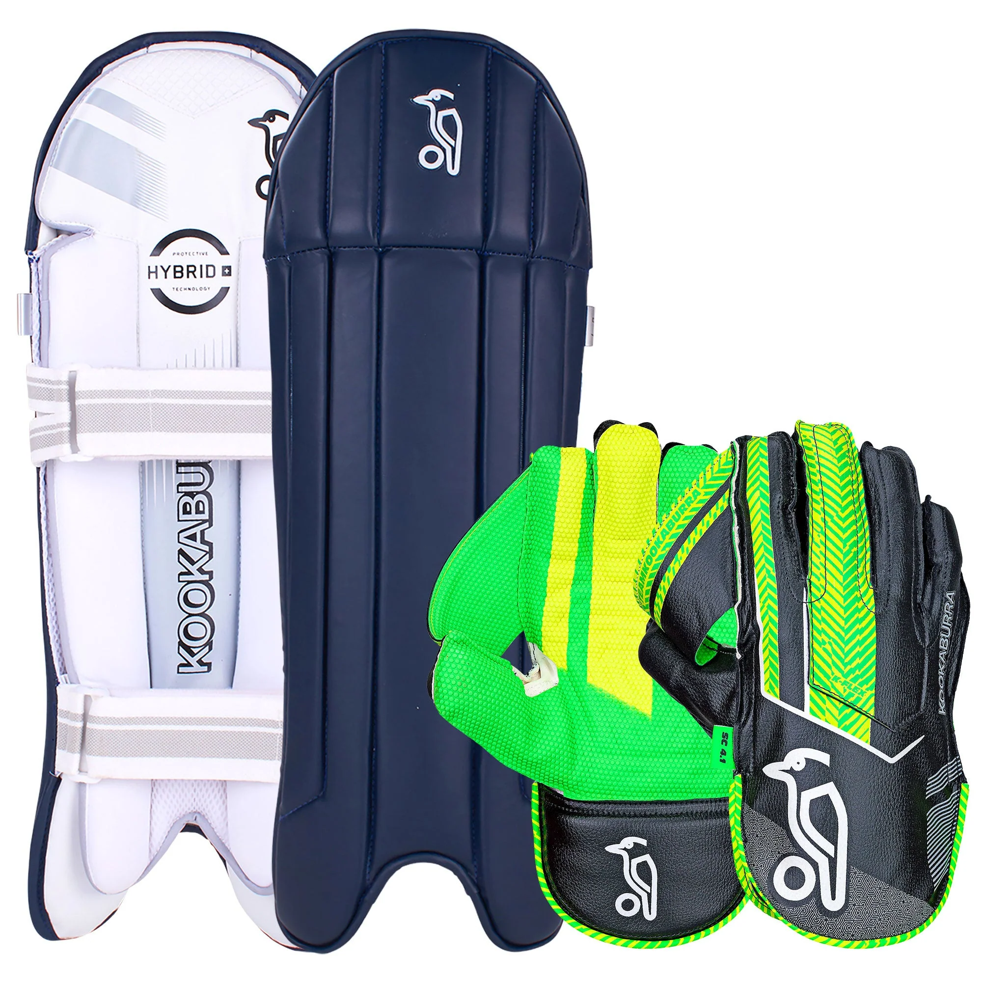 Kookaburra SC 4.1 Wicket Keeping Pads & Gloves Set - Image 2