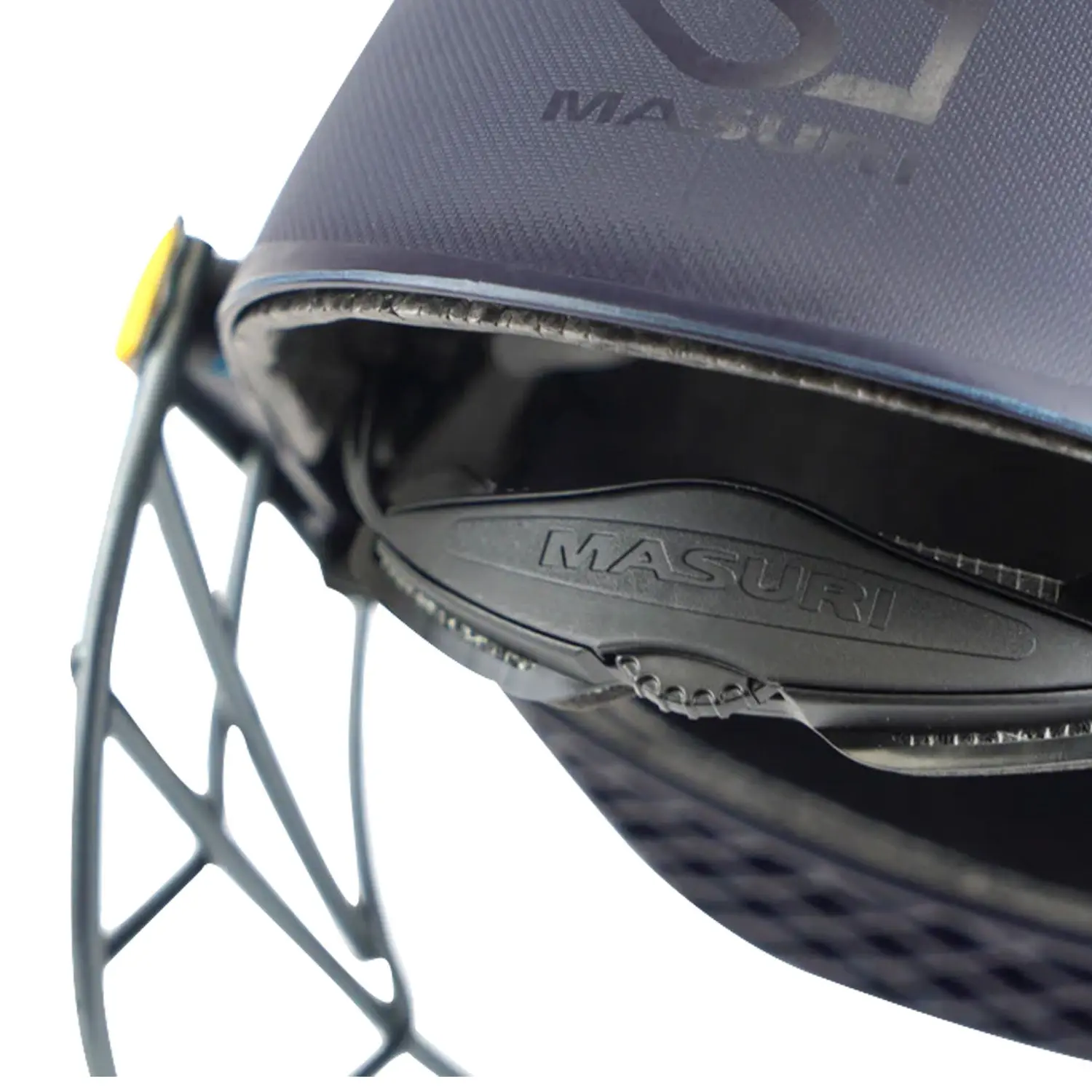 Masuri C Line Steel Cricket Helmet Navy - Image 4