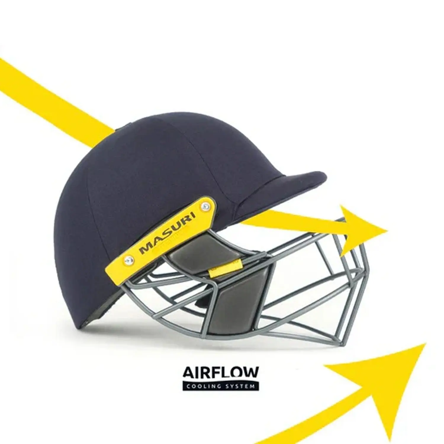 Masuri T Line Titanium Cricket Helmet Navy - Image 4