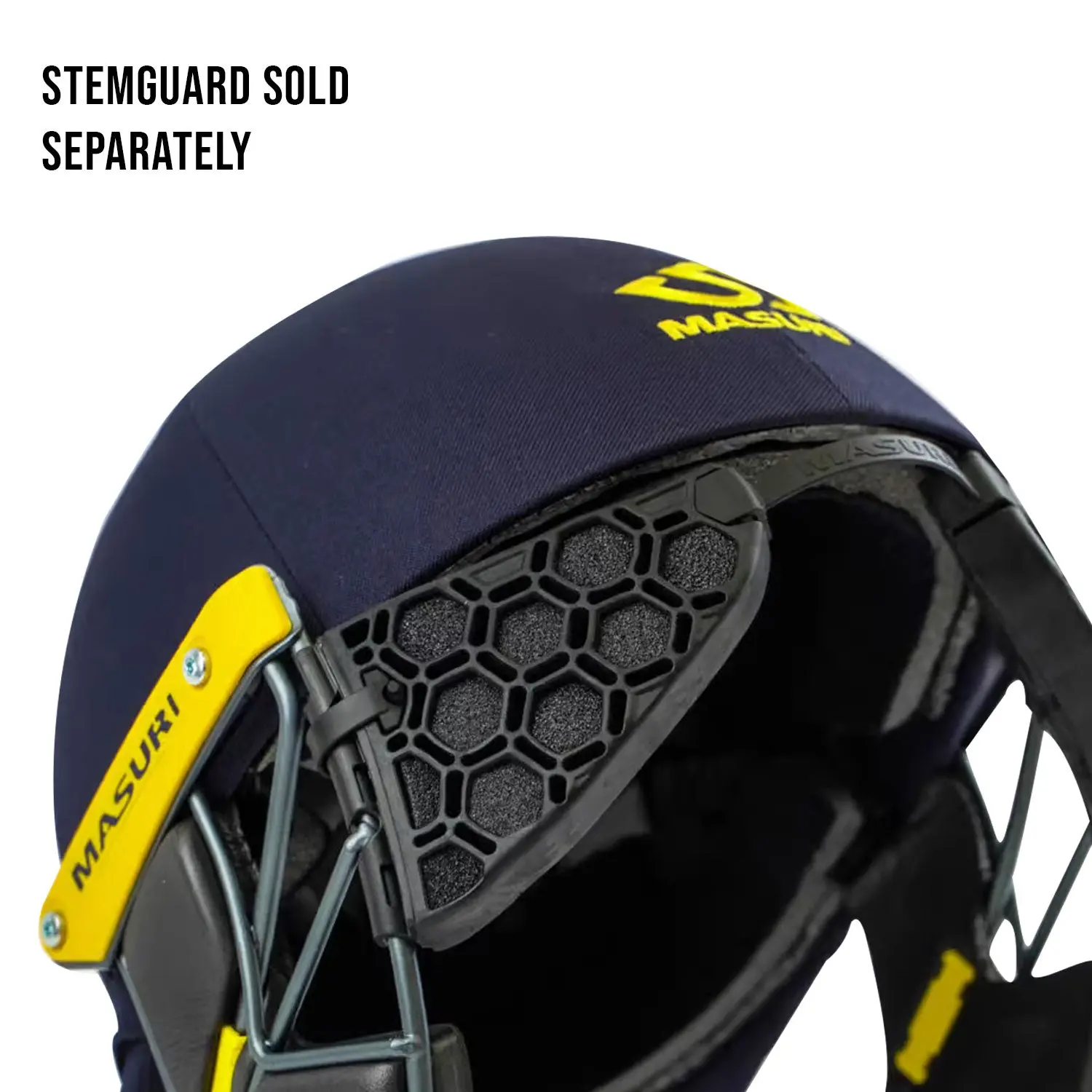 Masuri T Line Titanium Cricket Helmet Navy - Image 6