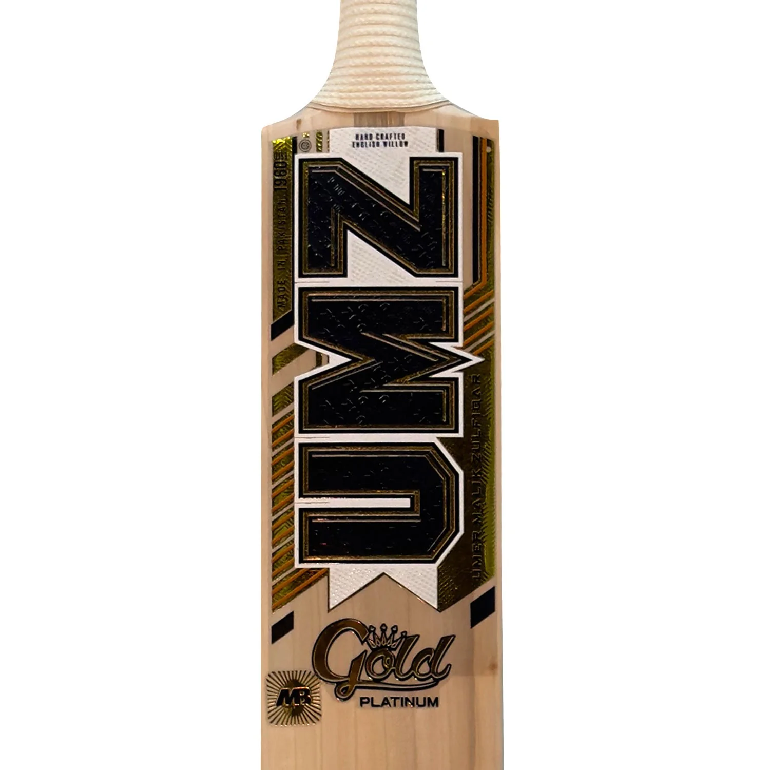 MB Malik Platinum Gold Edition Cricket Bat - Image 10