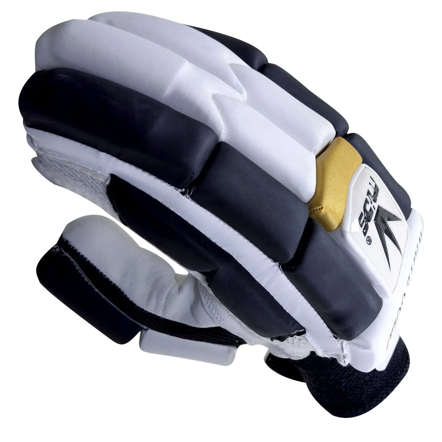 Mids White Gold Batting Gloves - Image 8