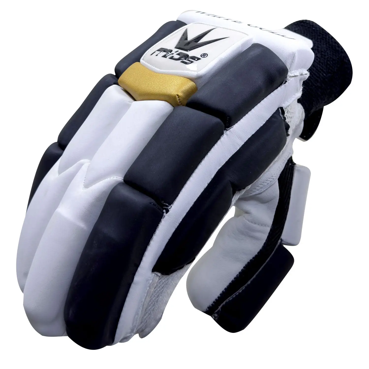 Mids White Gold Batting Gloves - Image 9