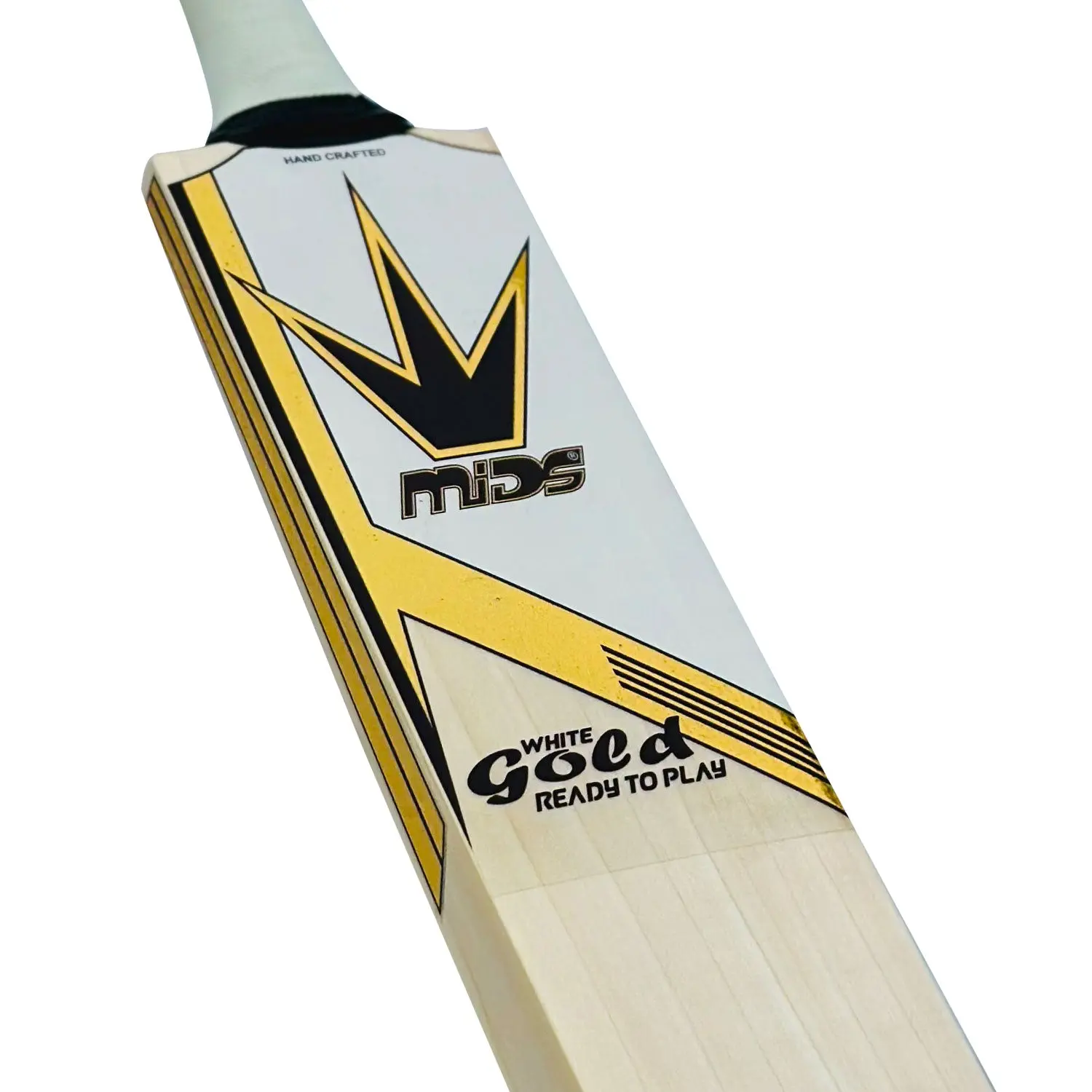 Mids White Gold English Willow Cricket Bat - Image 2