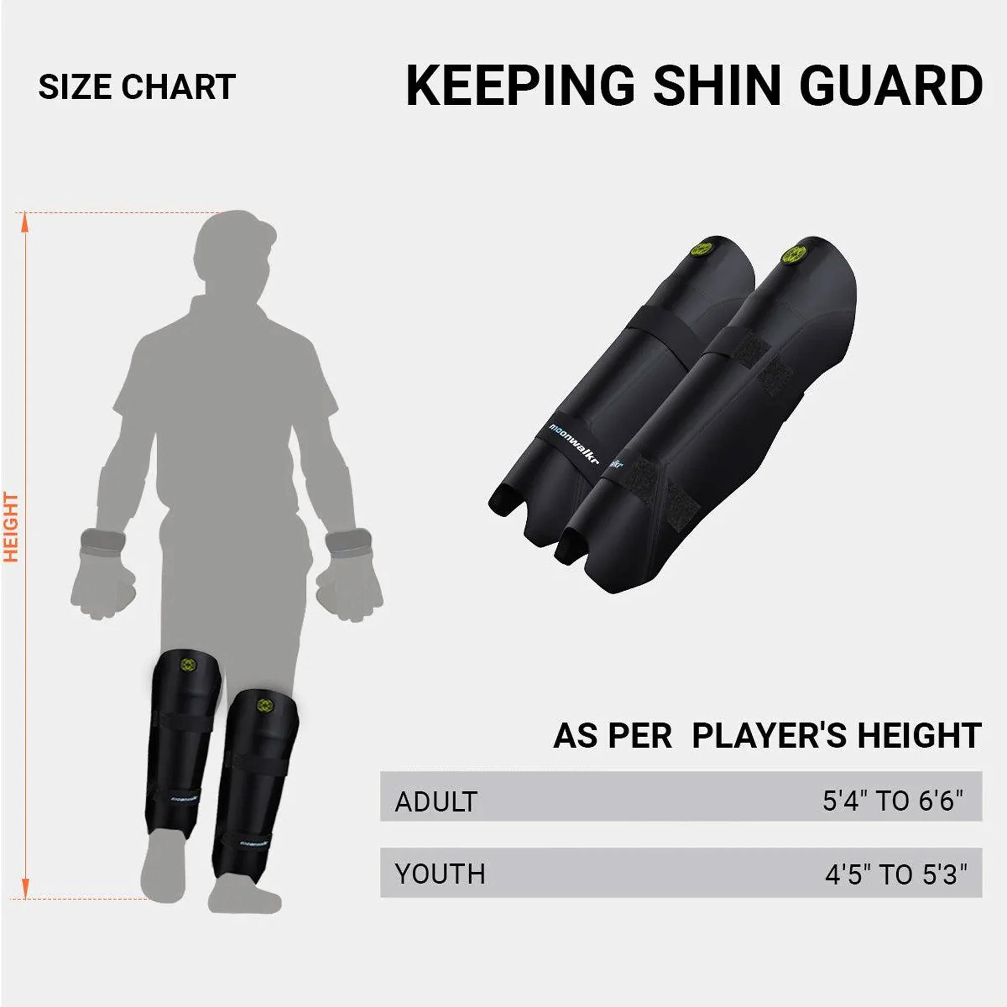 Moonwalkr Wicketkeeping Shin Guard - Image 10