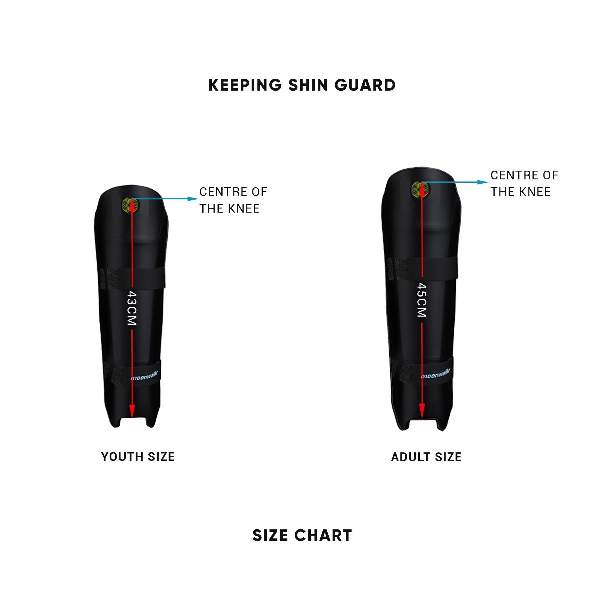 Moonwalkr Wicketkeeping Shin Guard - Image 3