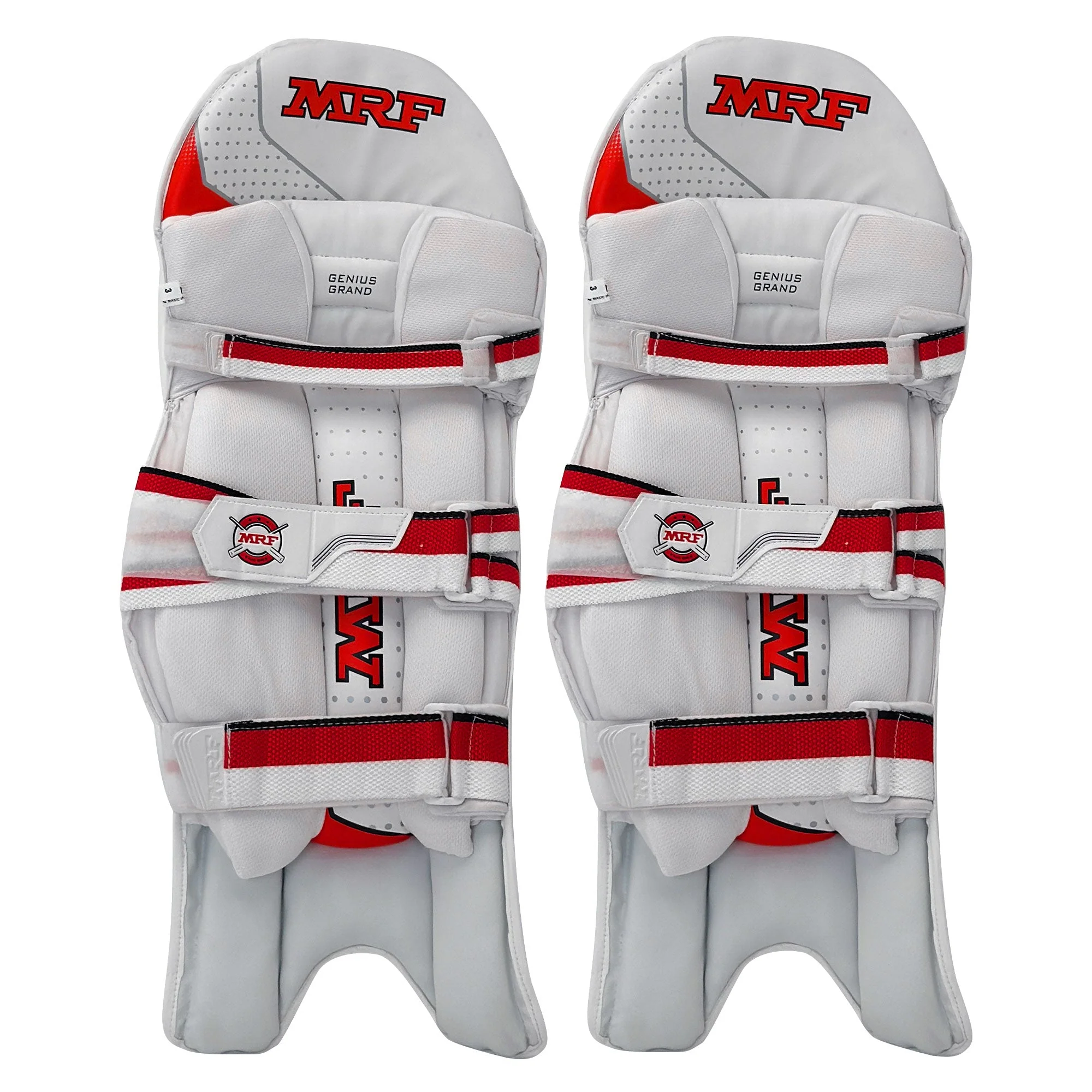 Mrf Genius Grand Batting Pads White - Image 3