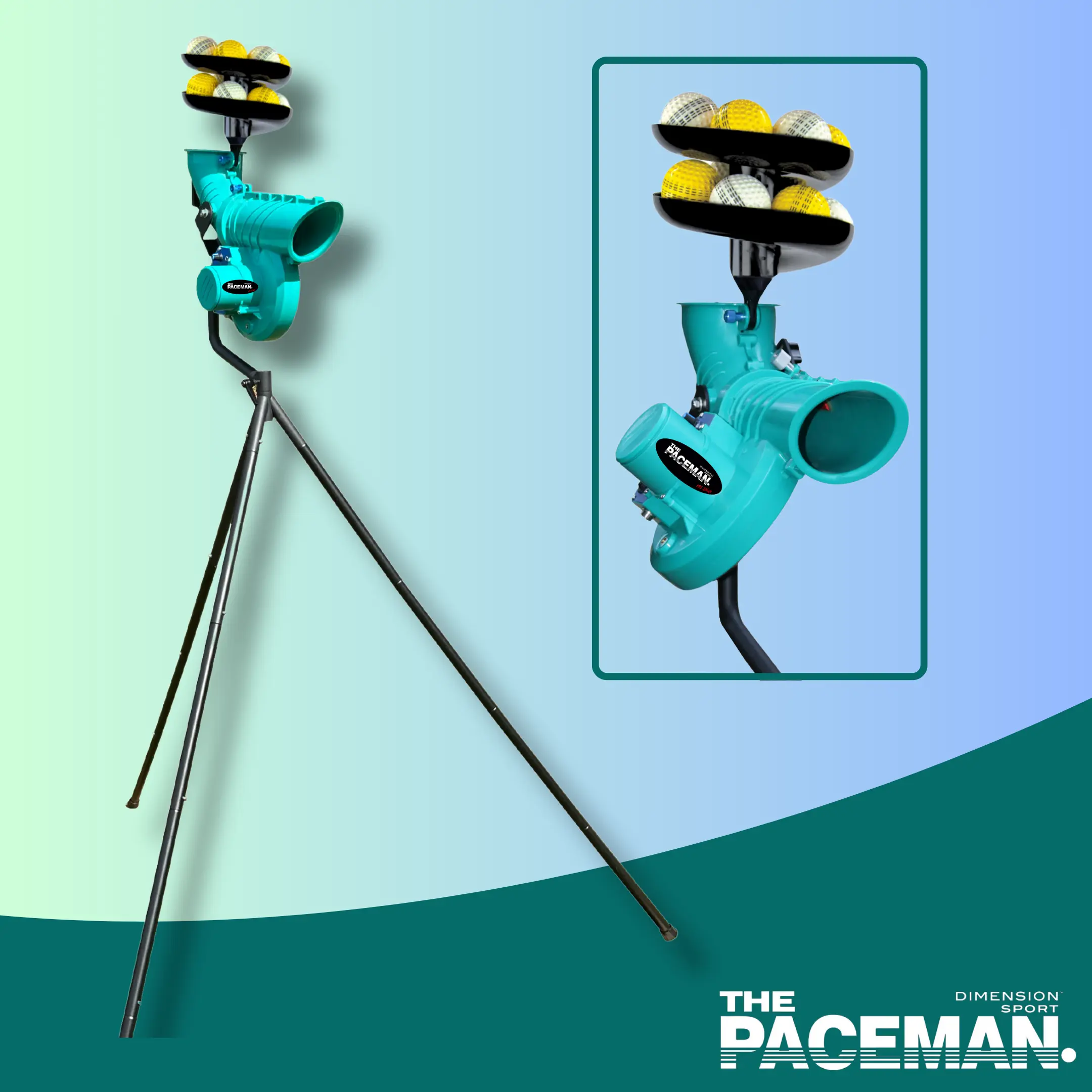 Paceman 195 ST Shift Bowling Machine - Image 2