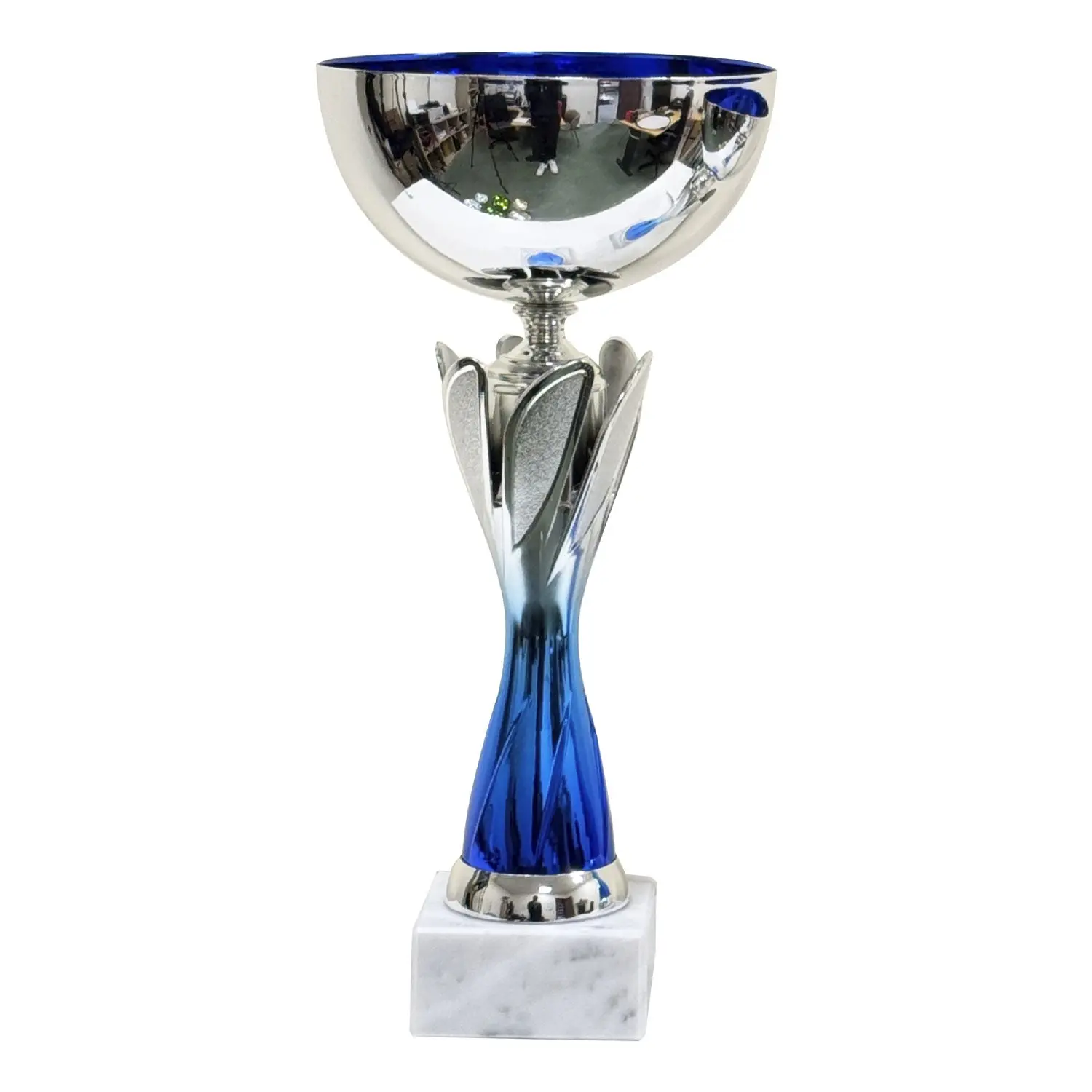Rio Vista Silver & Blue Metal Bowl Trophy Cup - Image 2