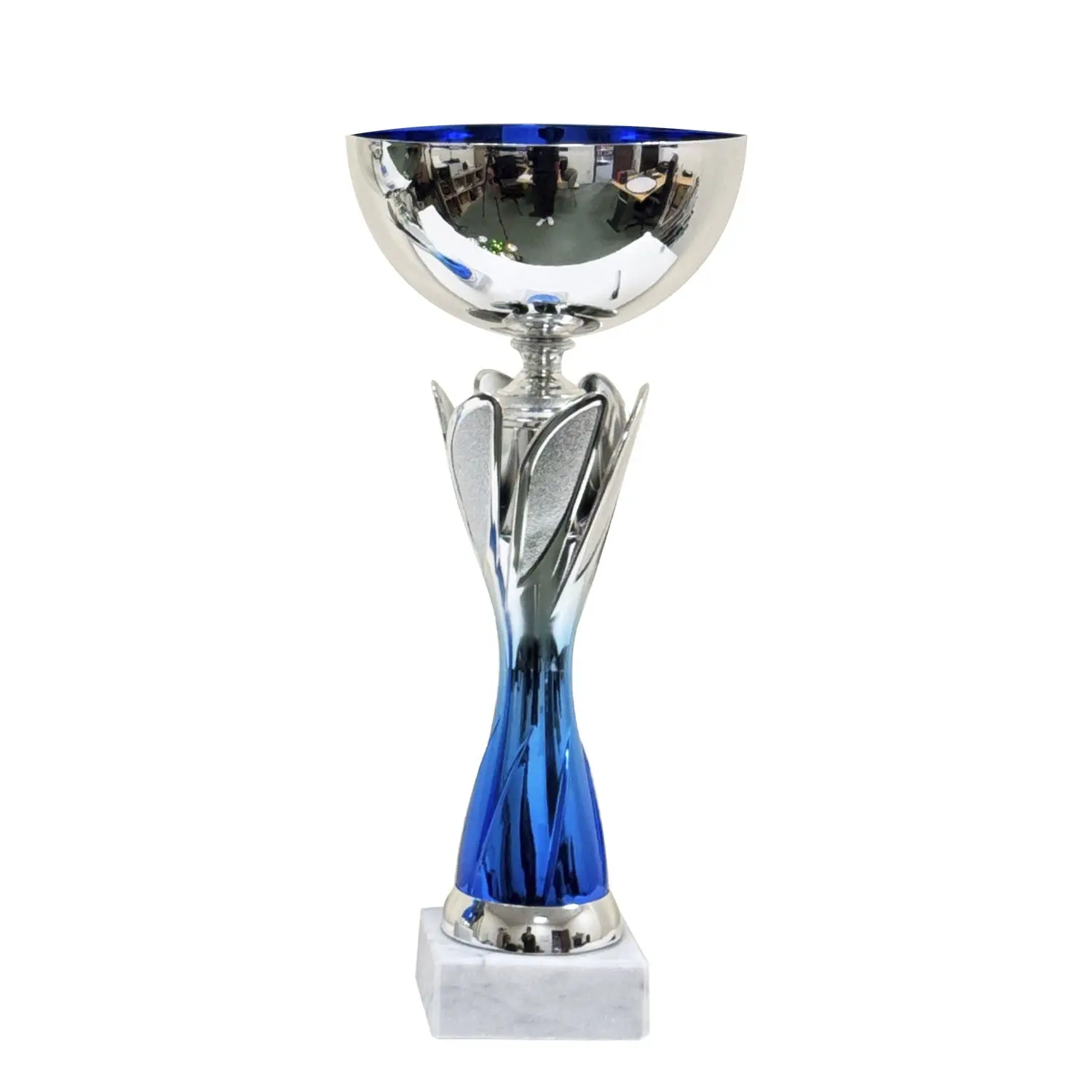 Rio Vista Silver & Blue Metal Bowl Trophy Cup - Image 3