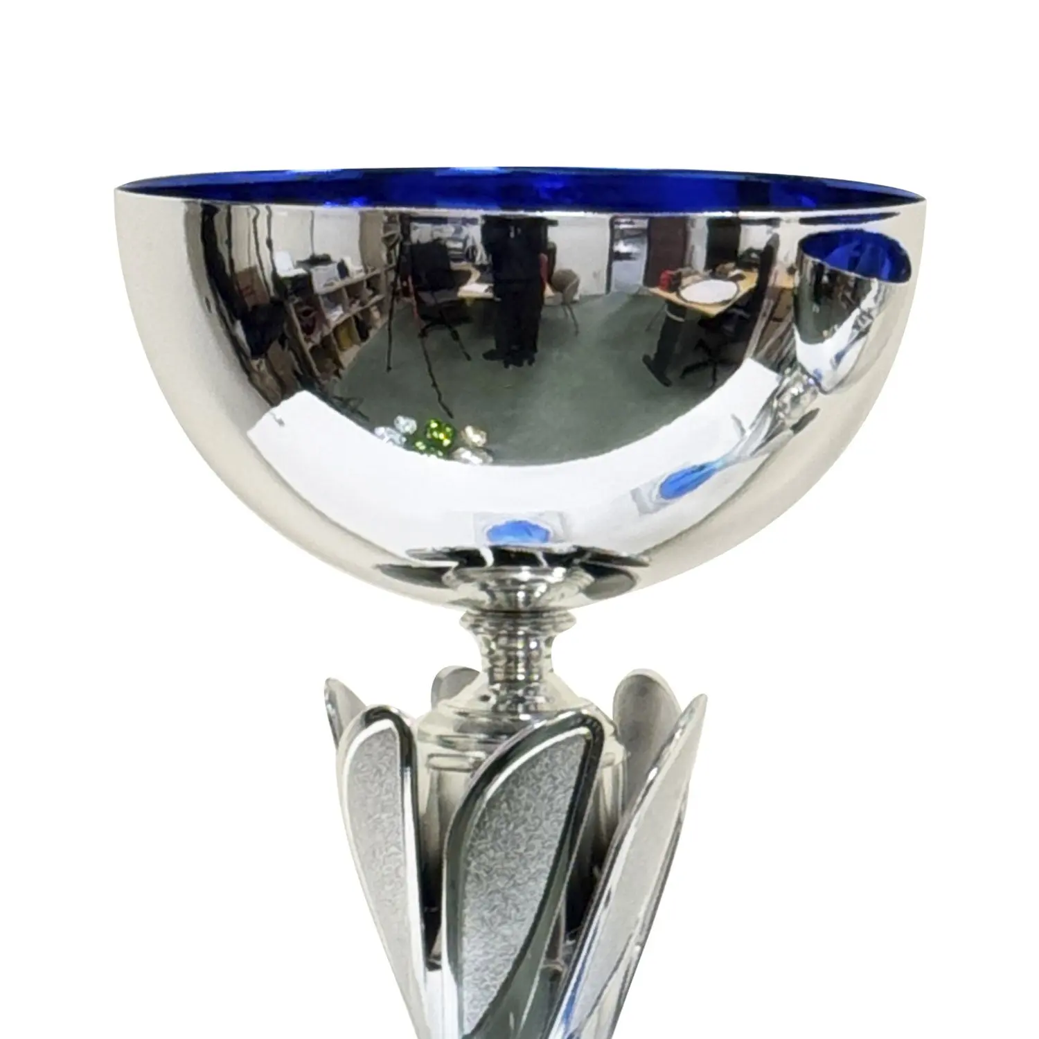 Rio Vista Silver & Blue Metal Bowl Trophy Cup - Image 7