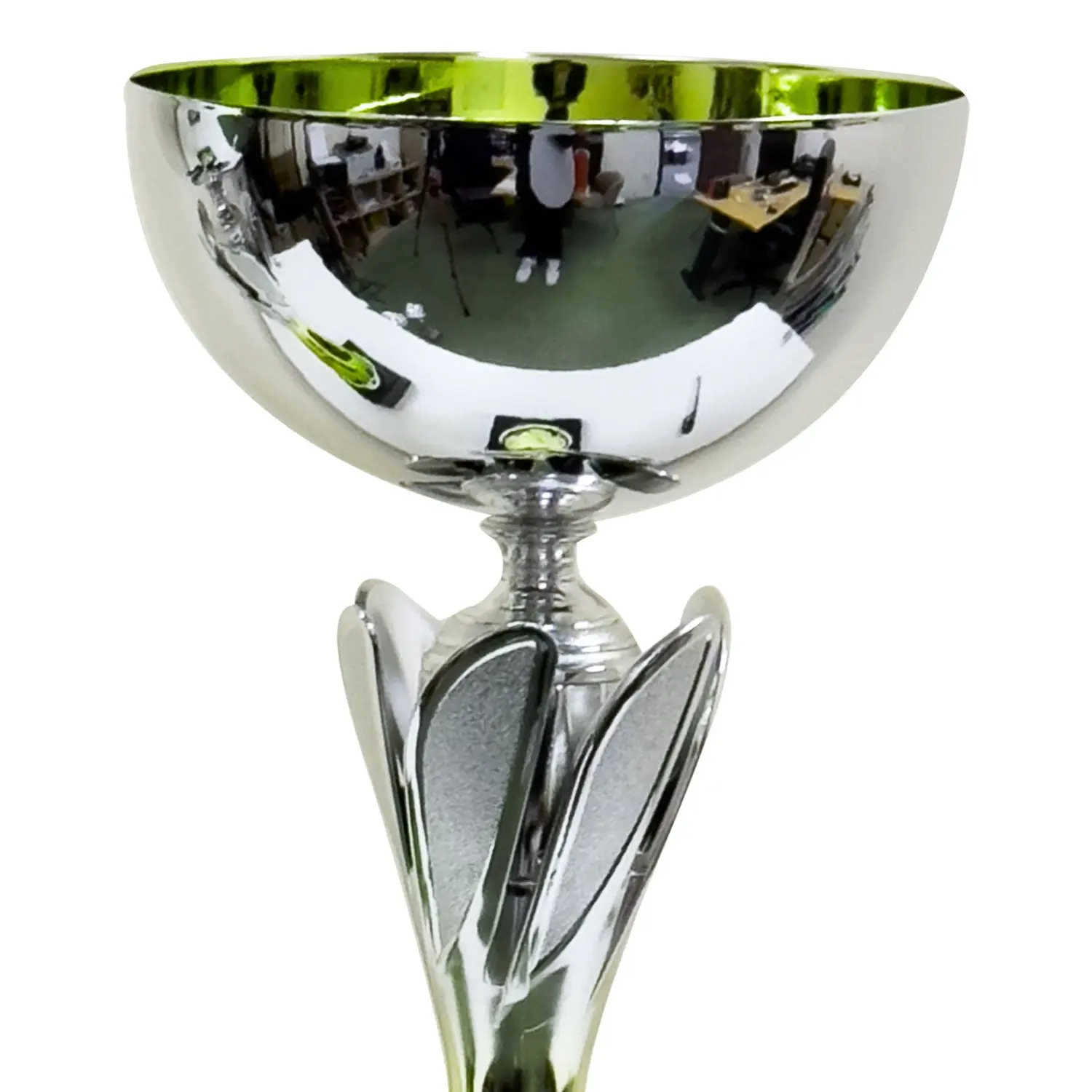 Rio Vista Silver & Green Metal Bowl Trophy Cup - Image 5