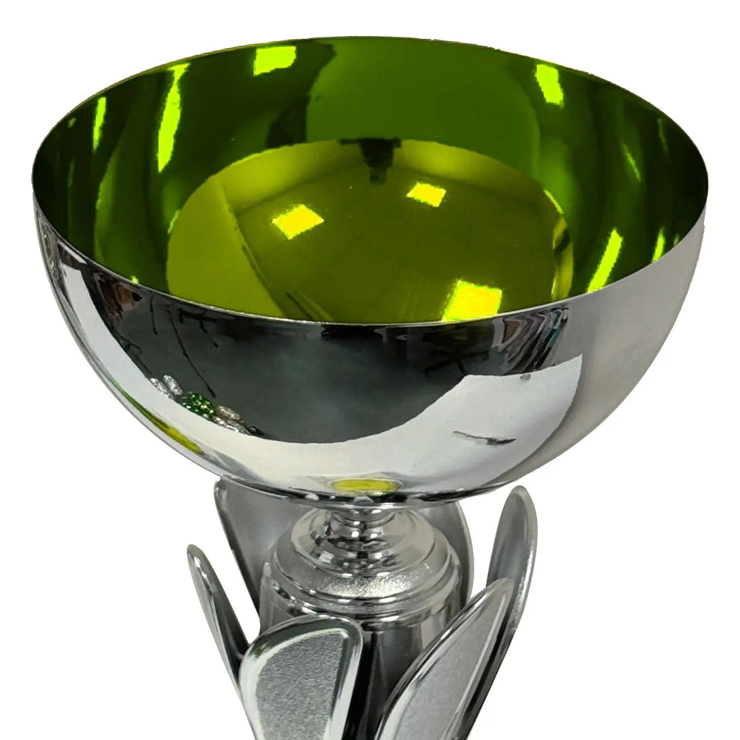 Rio Vista Silver & Green Metal Bowl Trophy Cup - Image 7