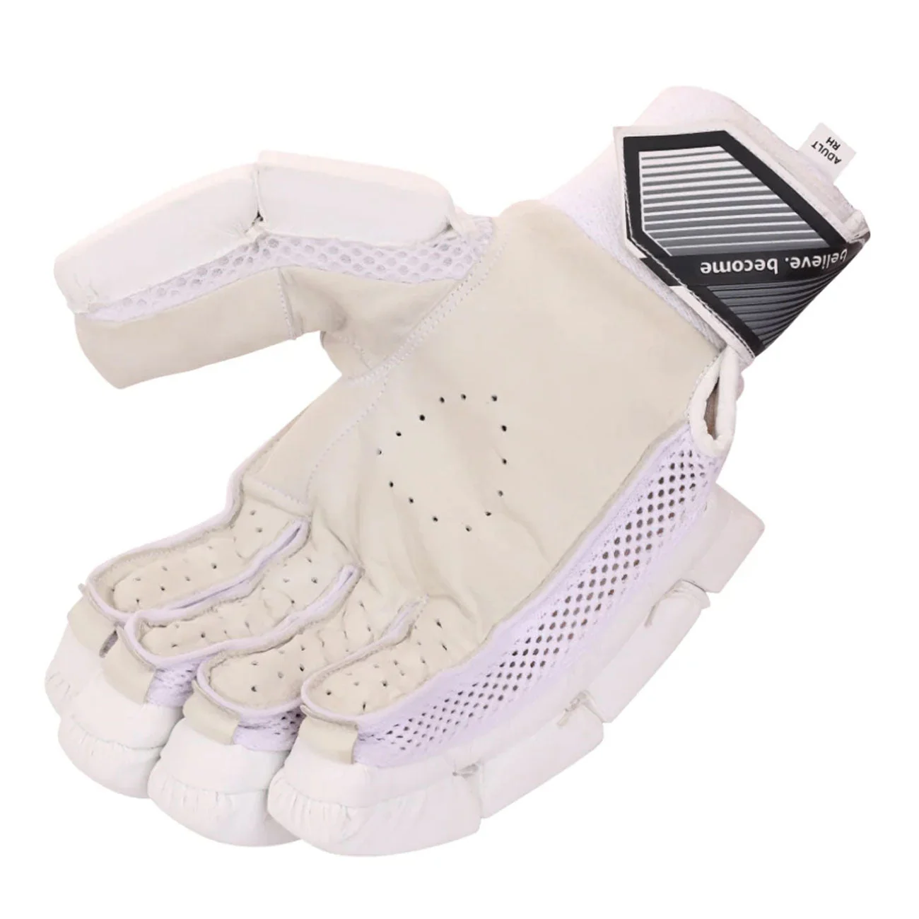 SG Litevate White Batting gloves - Image 5