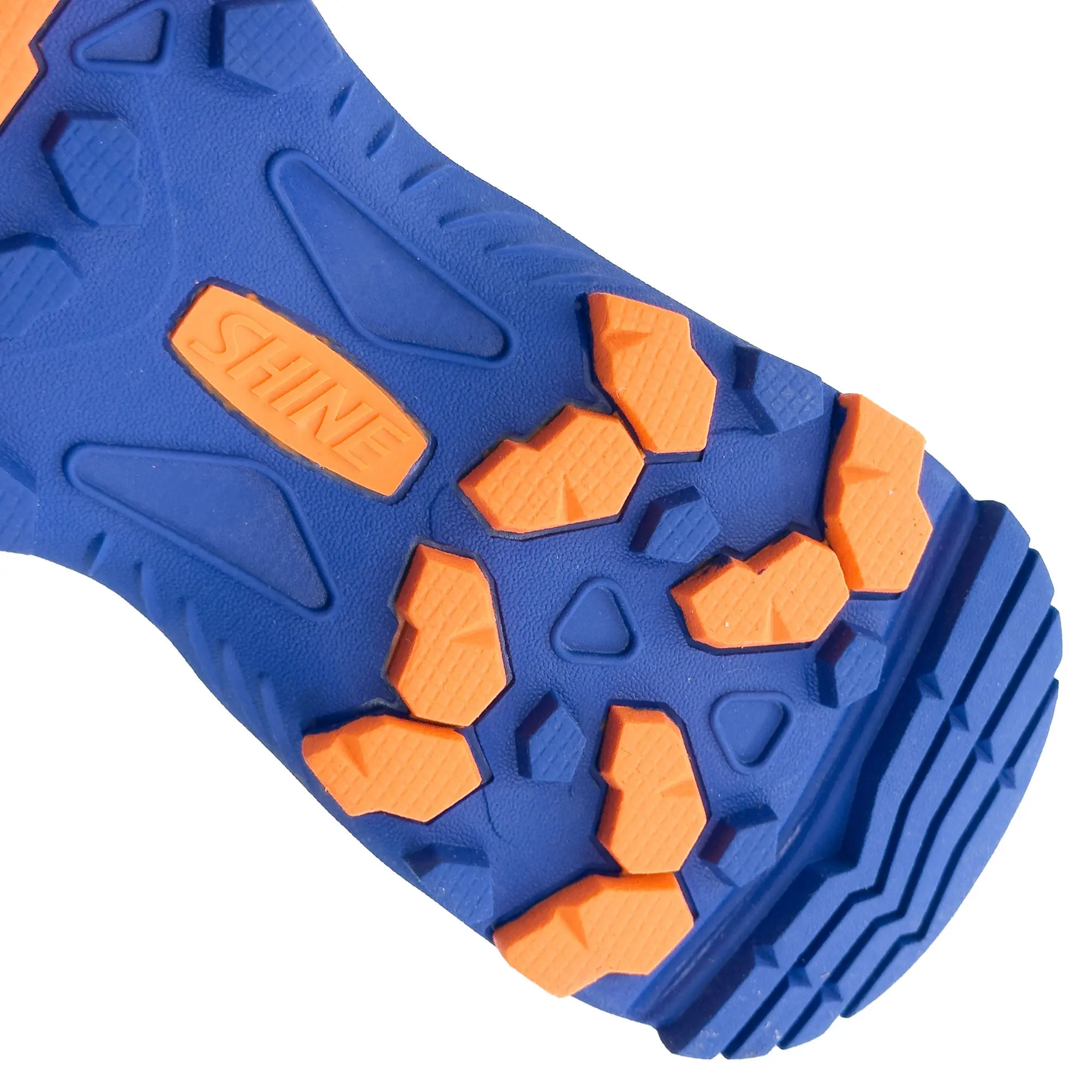 Shine New Edition 7000 Cricket Shoes (Orange & Blue) - Image 14