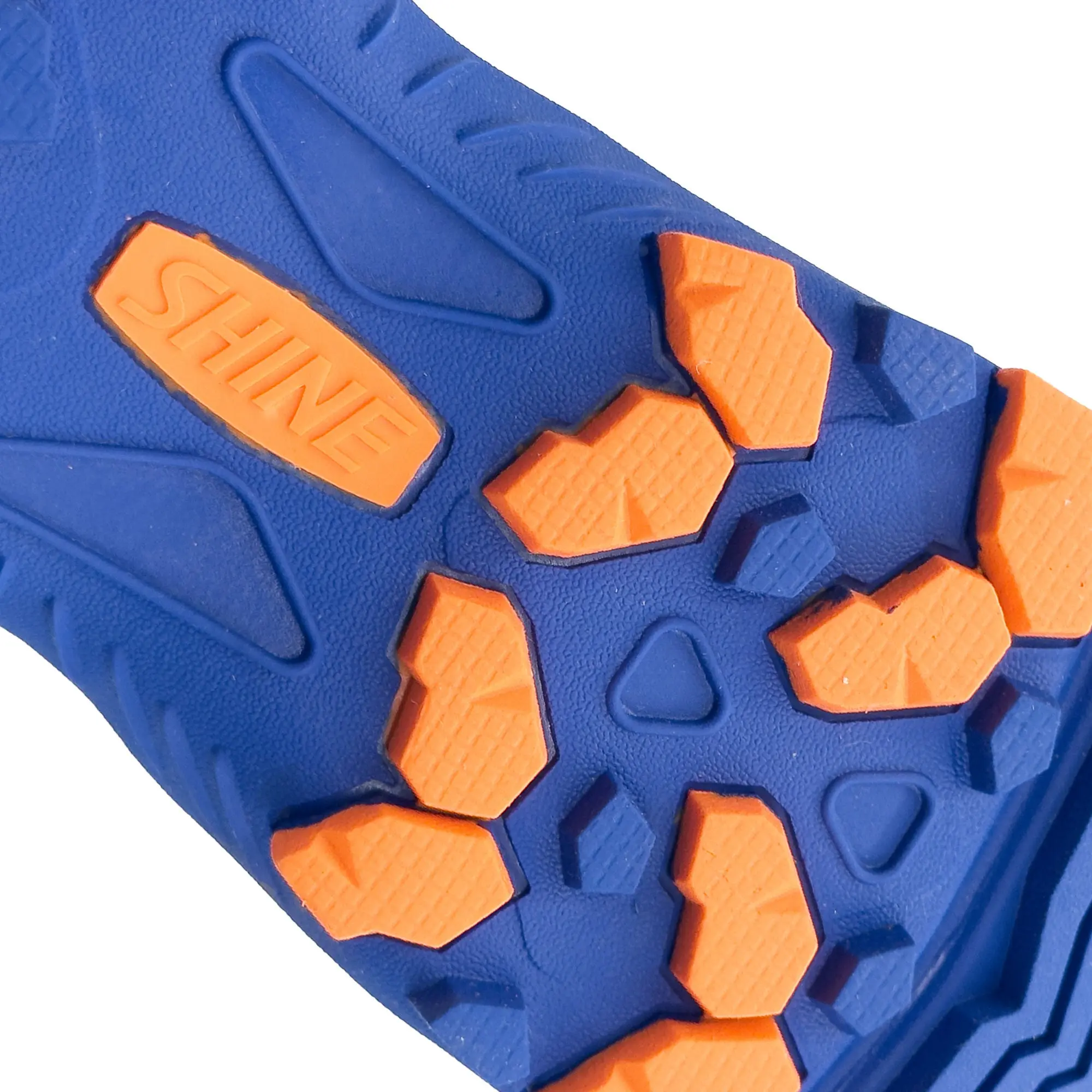 Shine New Edition 7000 Cricket Shoes (Orange & Blue) - Image 16