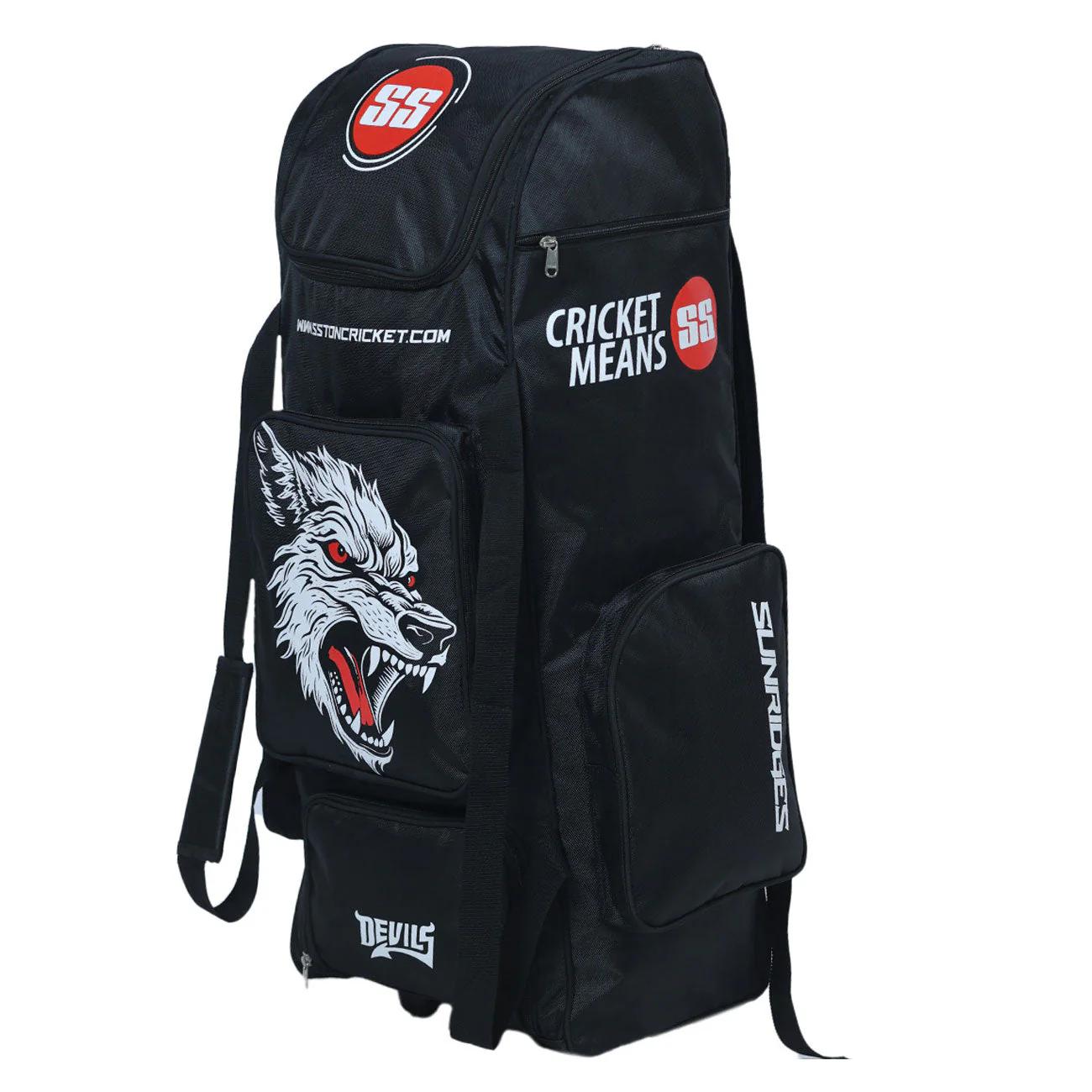 SS Devil Wheelie Duffle Cricket Bag - Image 2