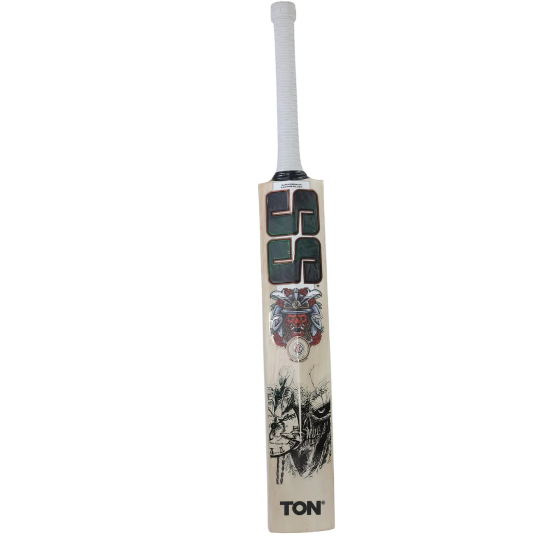 SS Devils bat (Green) Kashmir Willow Cricket Bat - Image 3