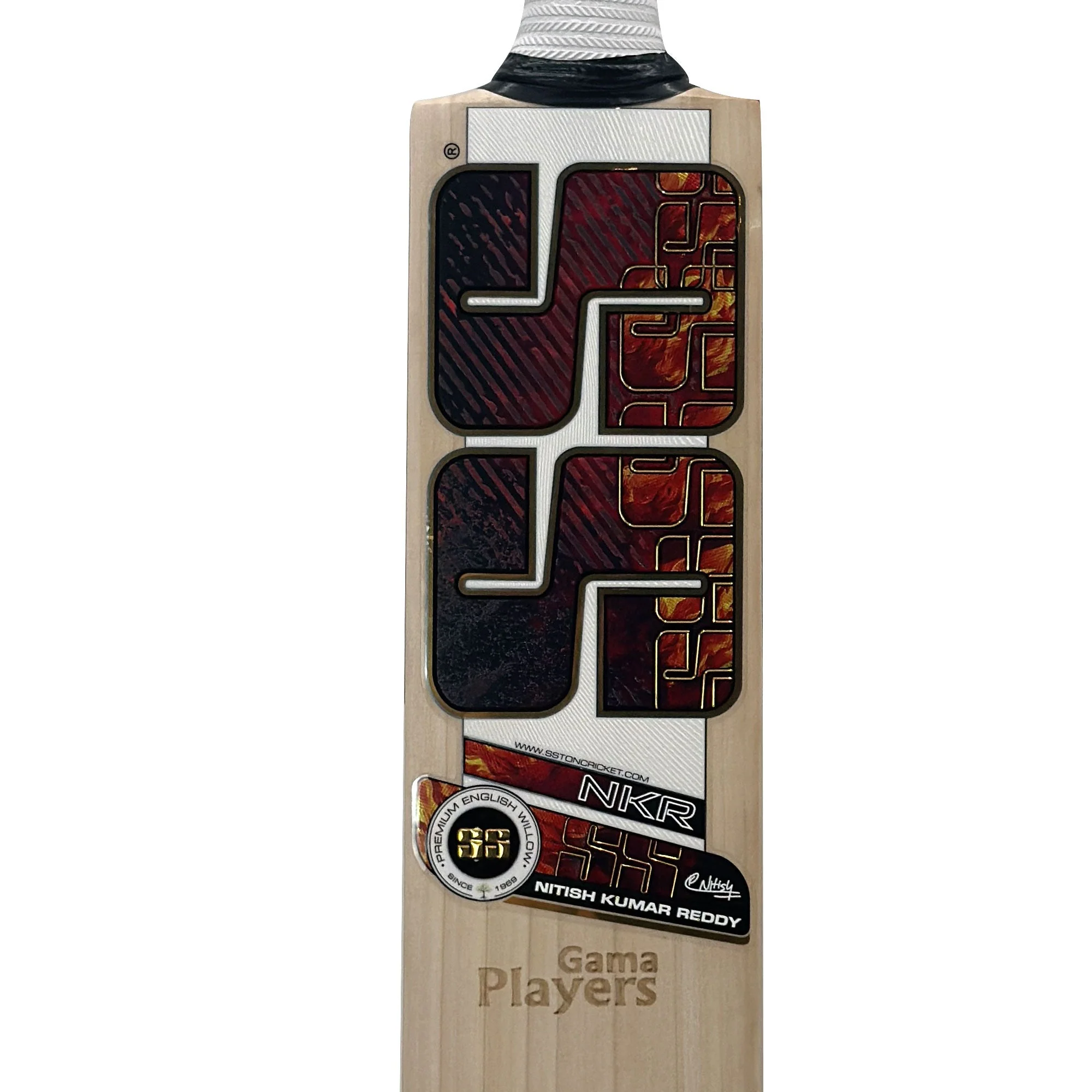 SS Gama Players English Willow Cricket Bat - Image 3