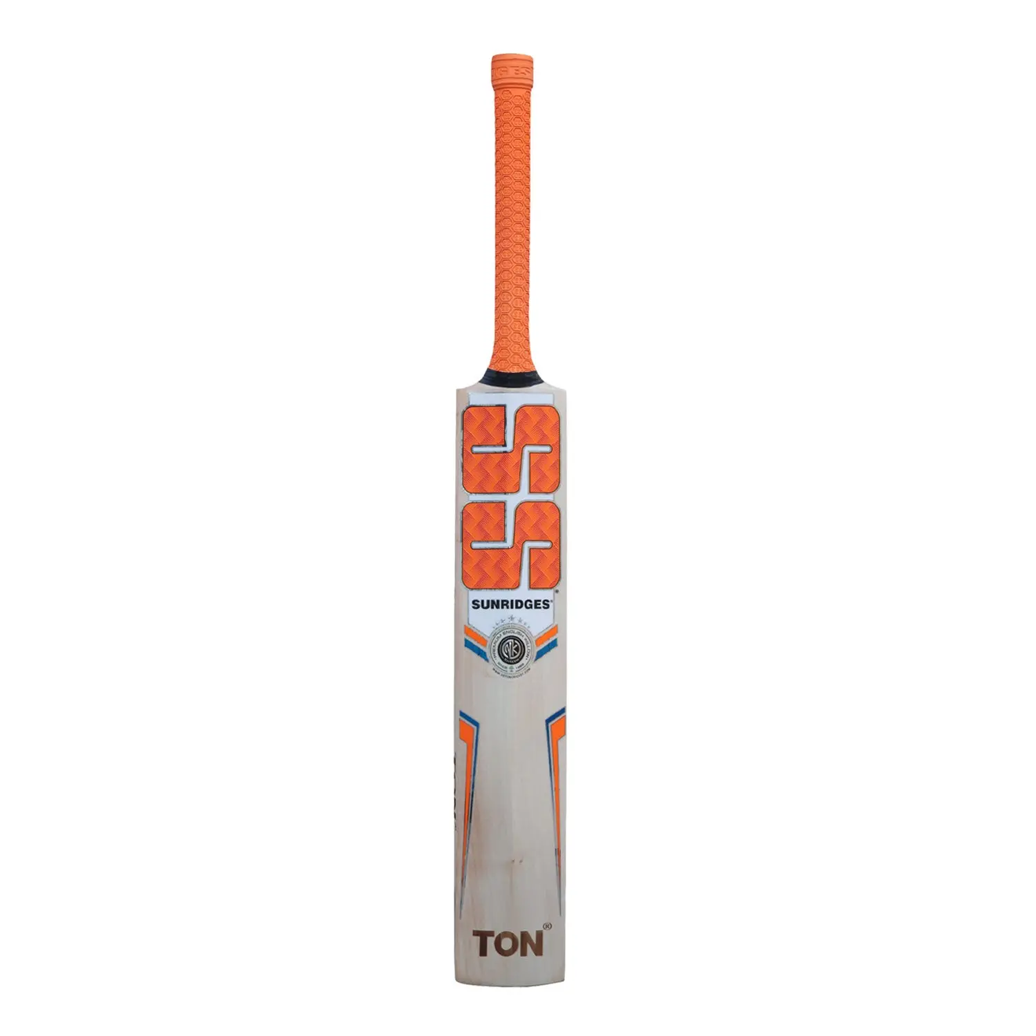 SS Orange English Willow Cricket Bat - SH - Image 5