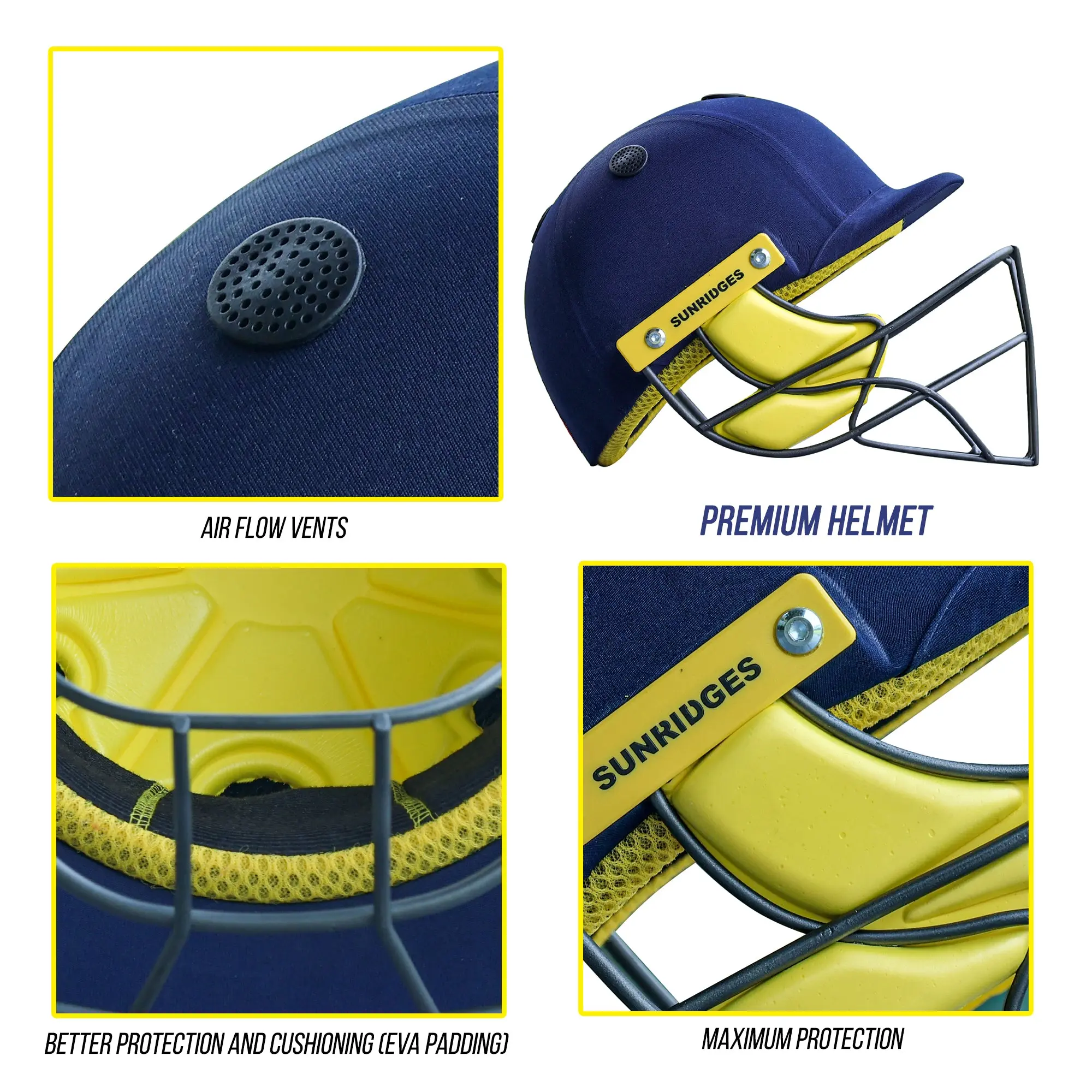 SS Premium Cricket Helmet - Image 4